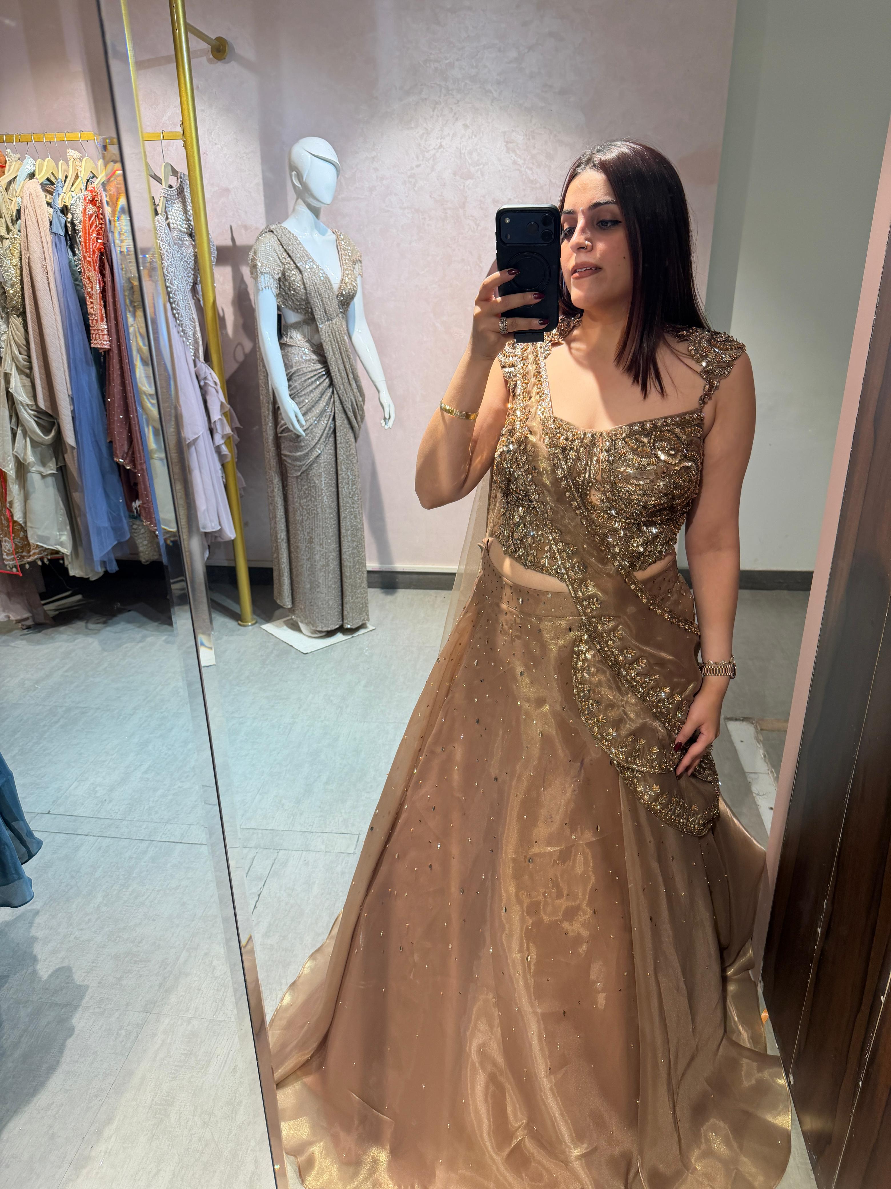 Fairy Drape Lehenga Set