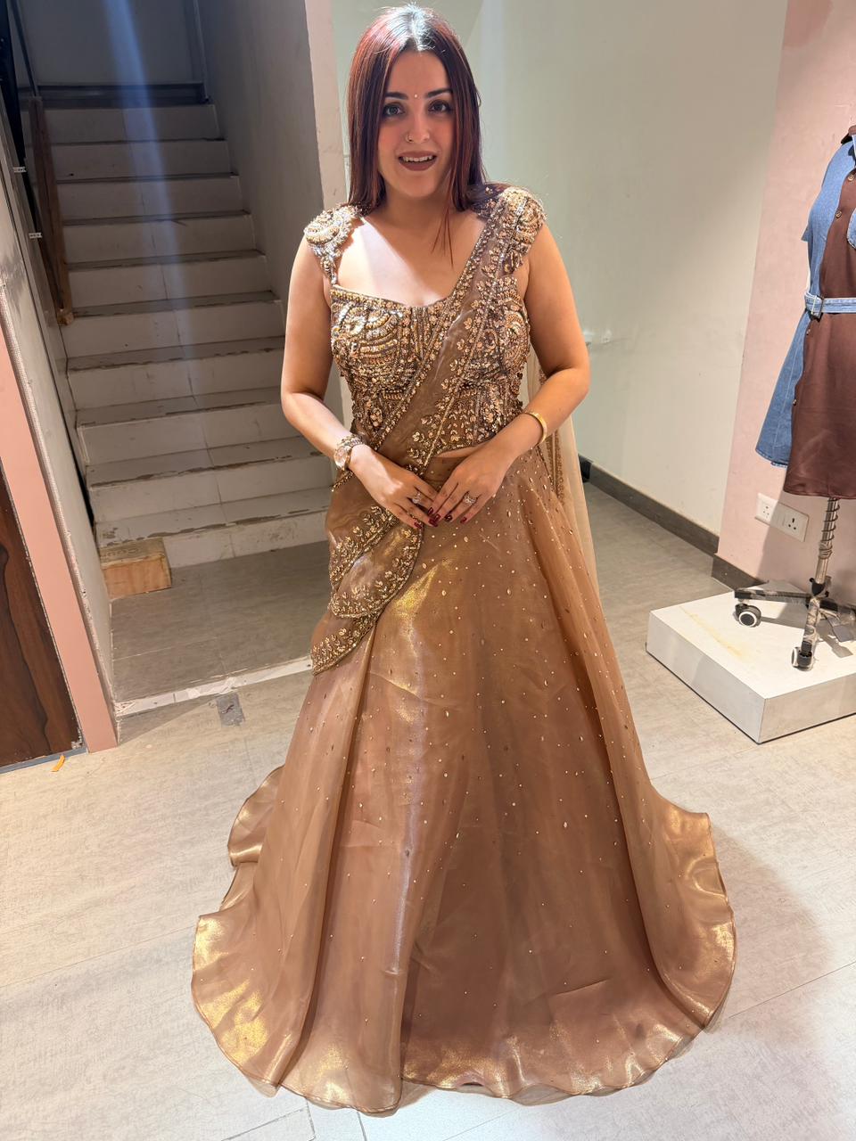 Fairy Drape Lehenga Set