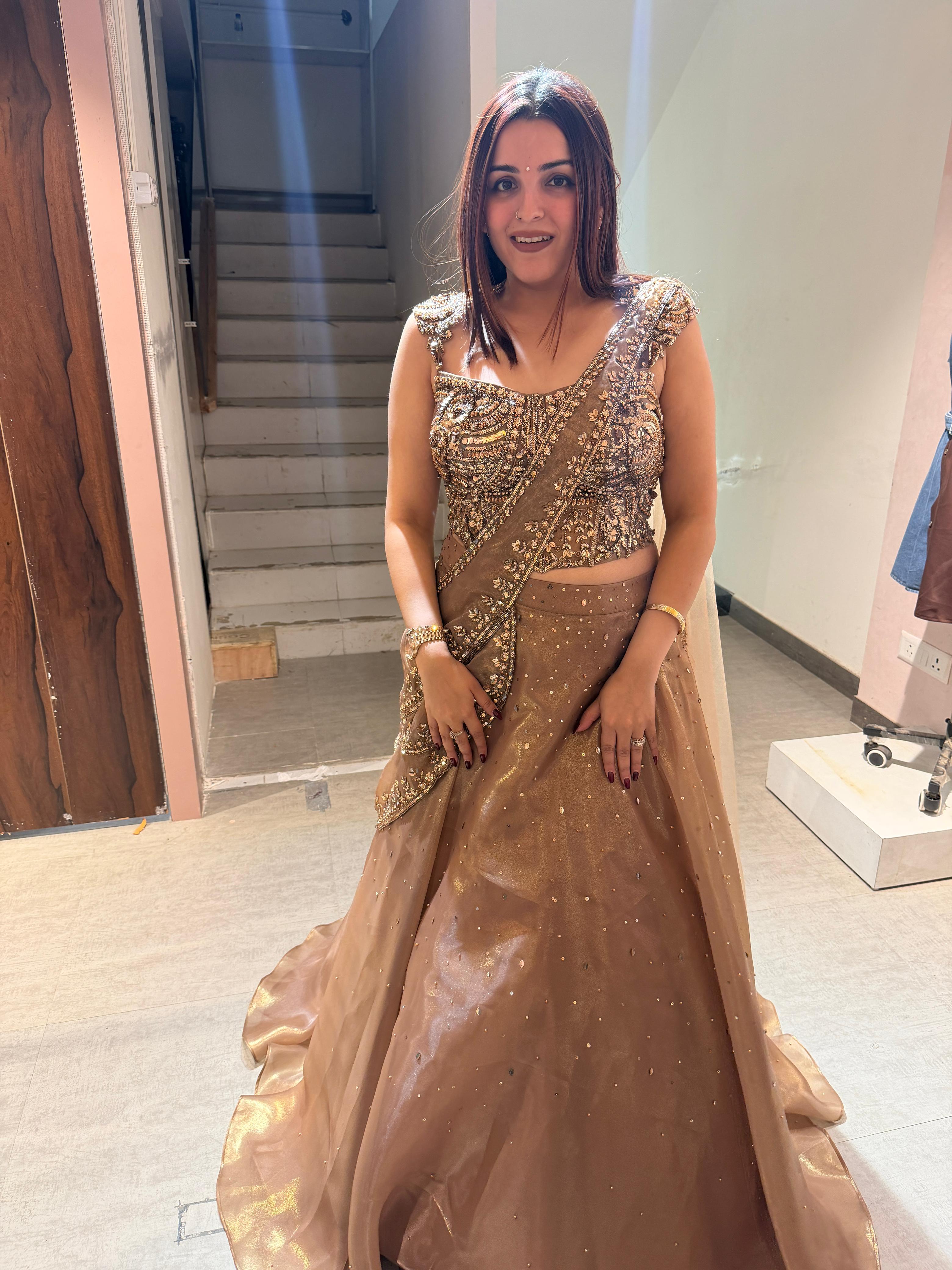 Fairy Drape Lehenga Set