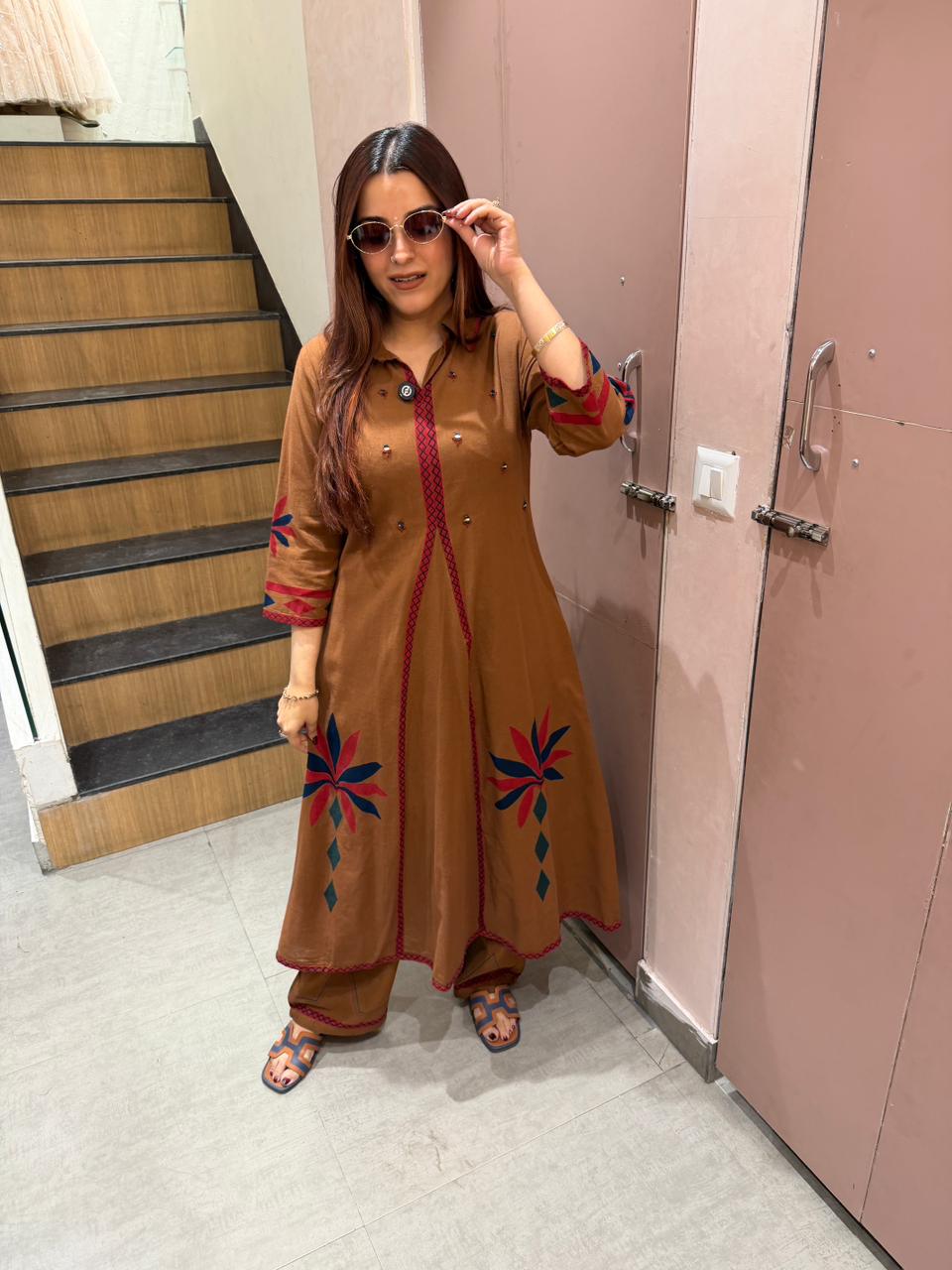 Shrin A-Line Kurta Set