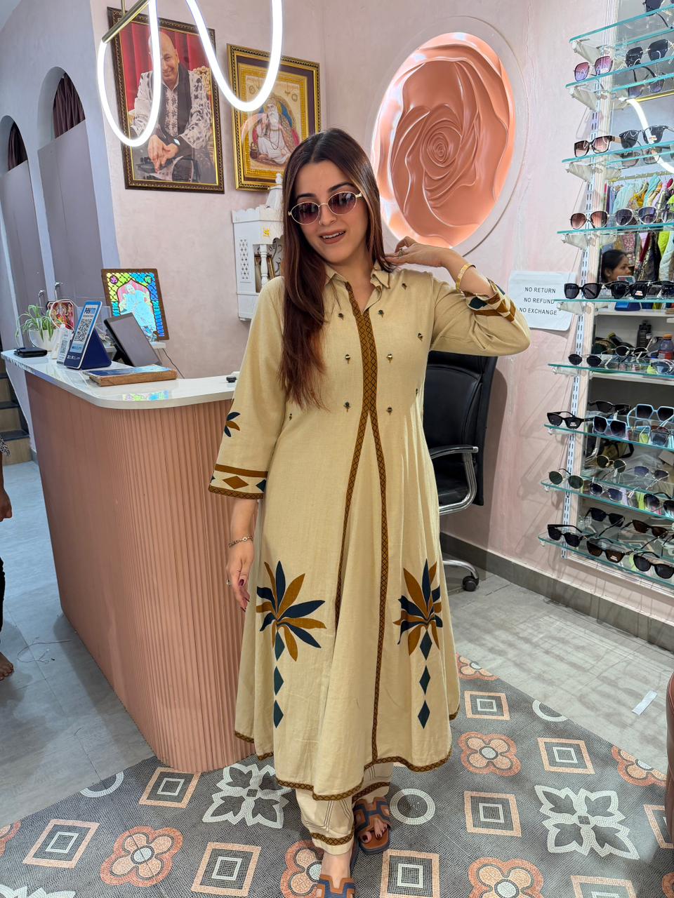 Shrin A-Line Kurta Set