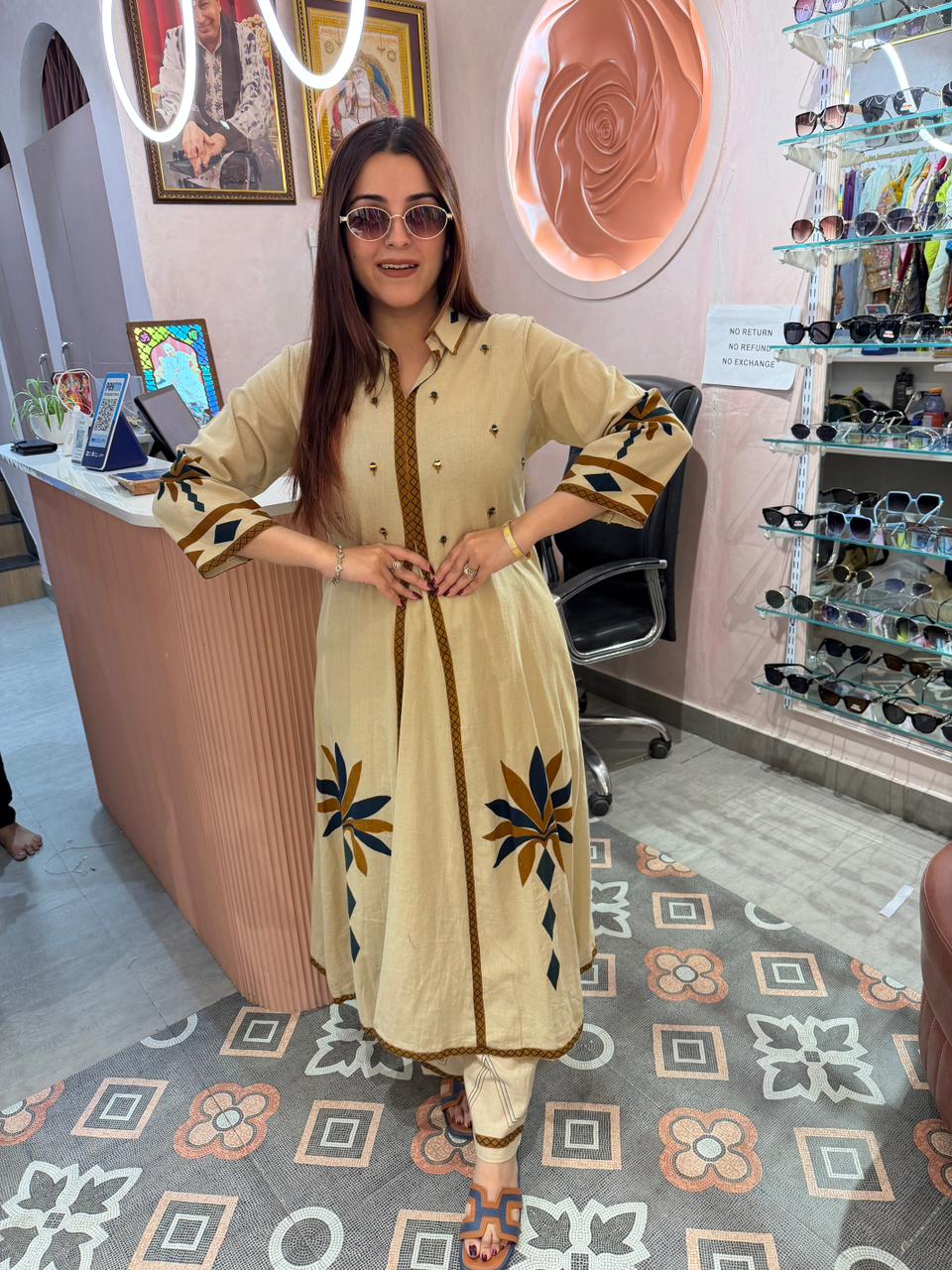 Shrin A-Line Kurta Set