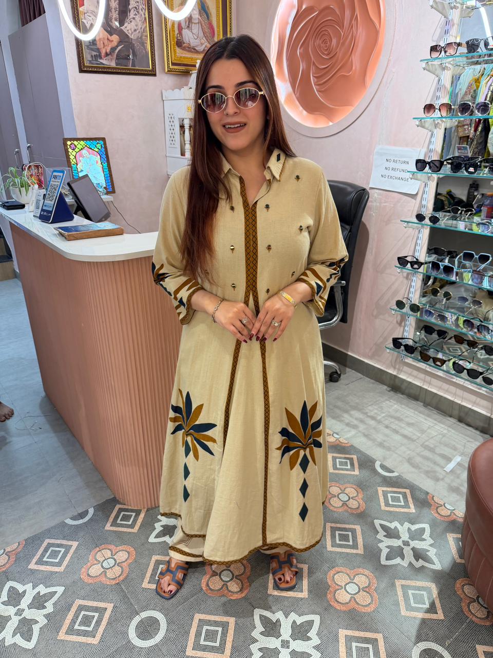 Shrin A-Line Kurta Set