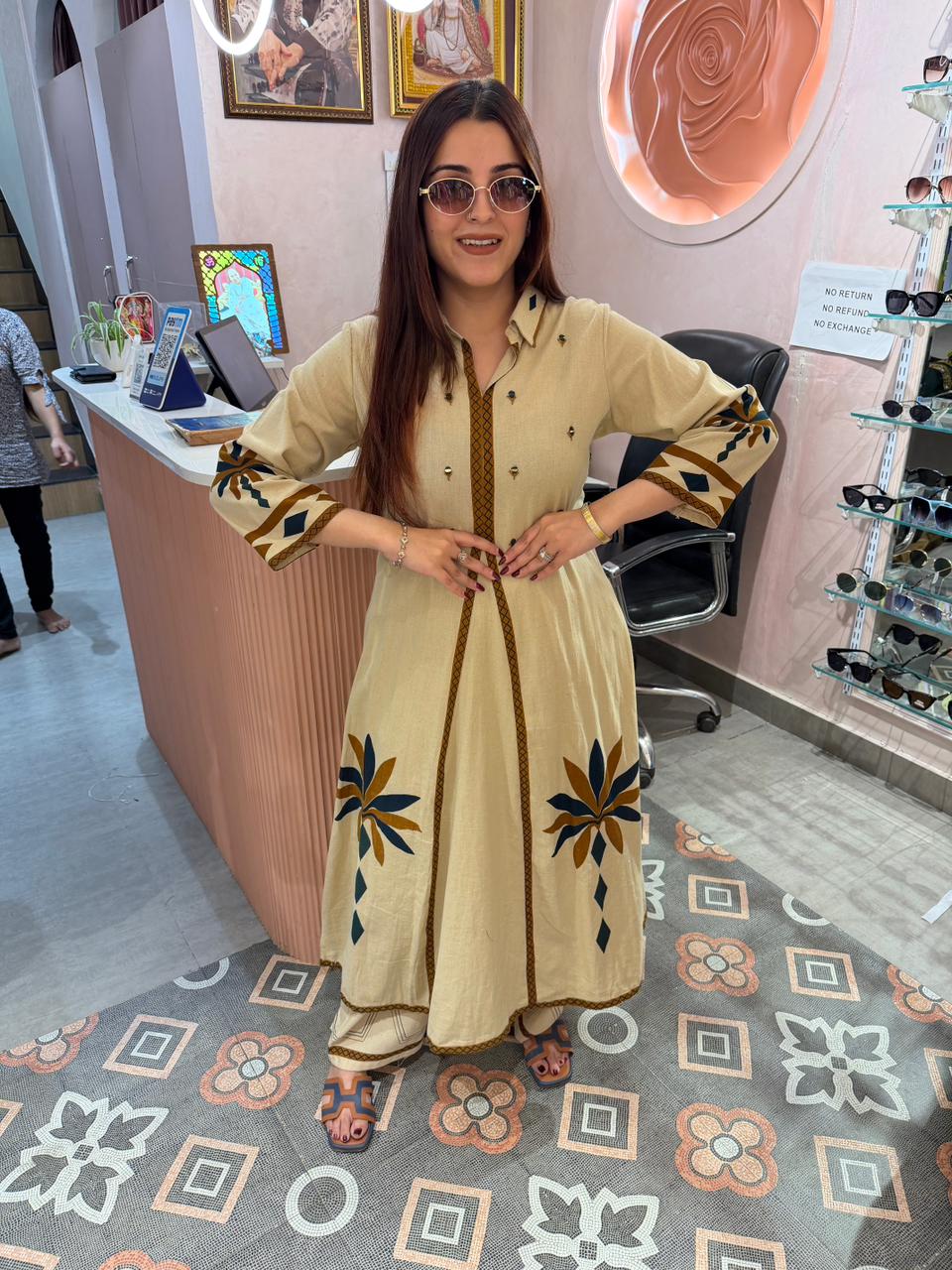 Shrin A-Line Kurta Set