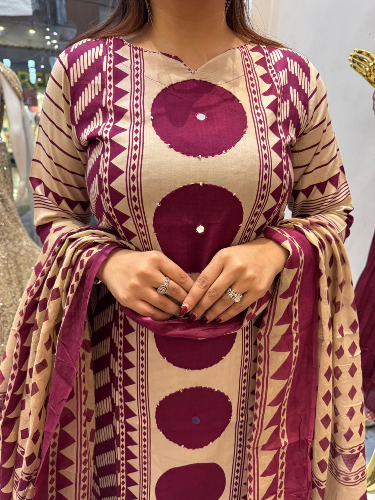 Sana Motif Printed Kurta Set