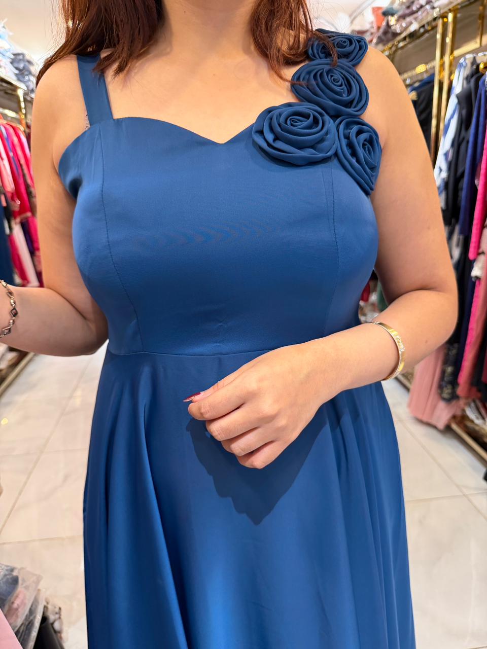 Rosy Evening Gown