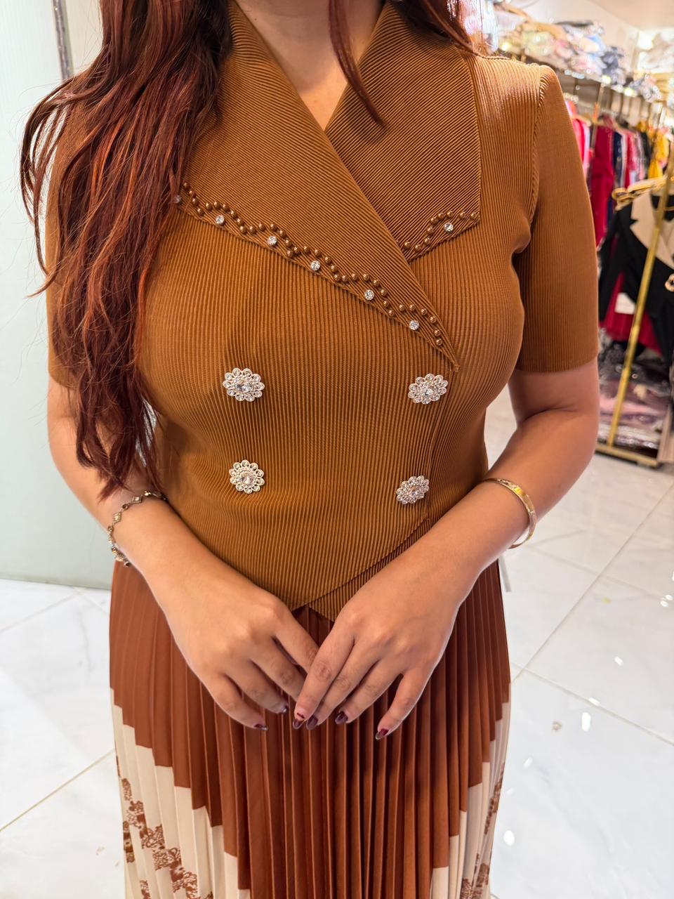 Sanvi wrinkle dress