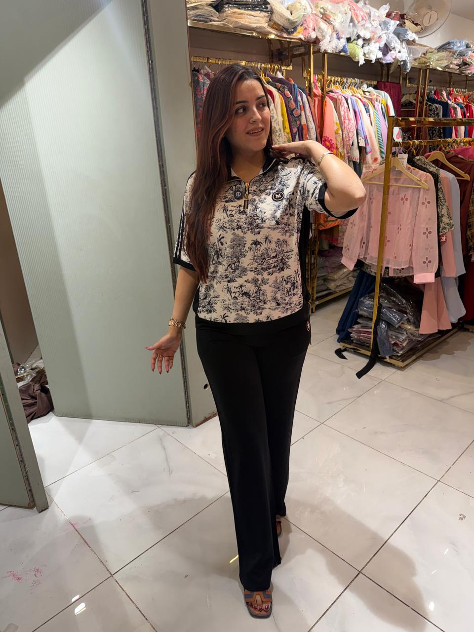 Jeeny Printed  Co-Ord Set