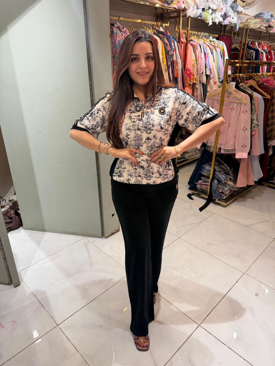 Jeeny Printed  Co-Ord Set