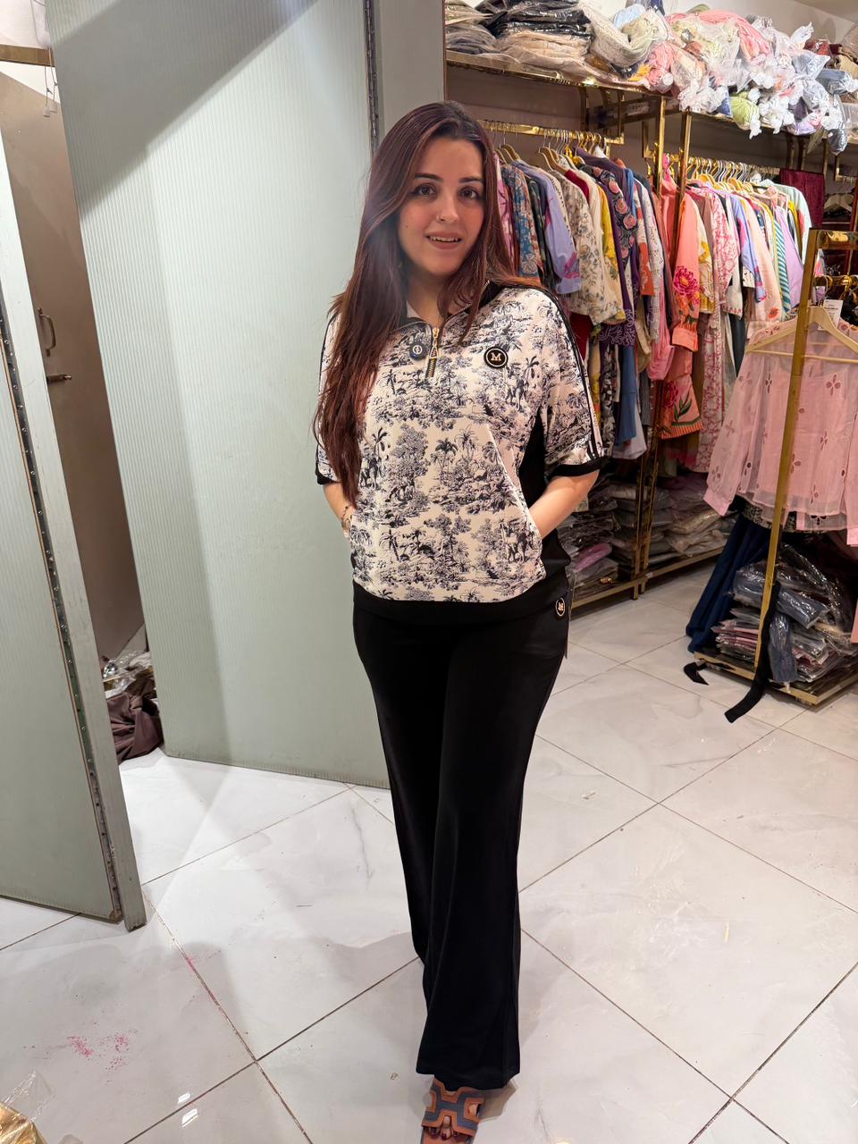 Jeeny Printed  Co-Ord Set