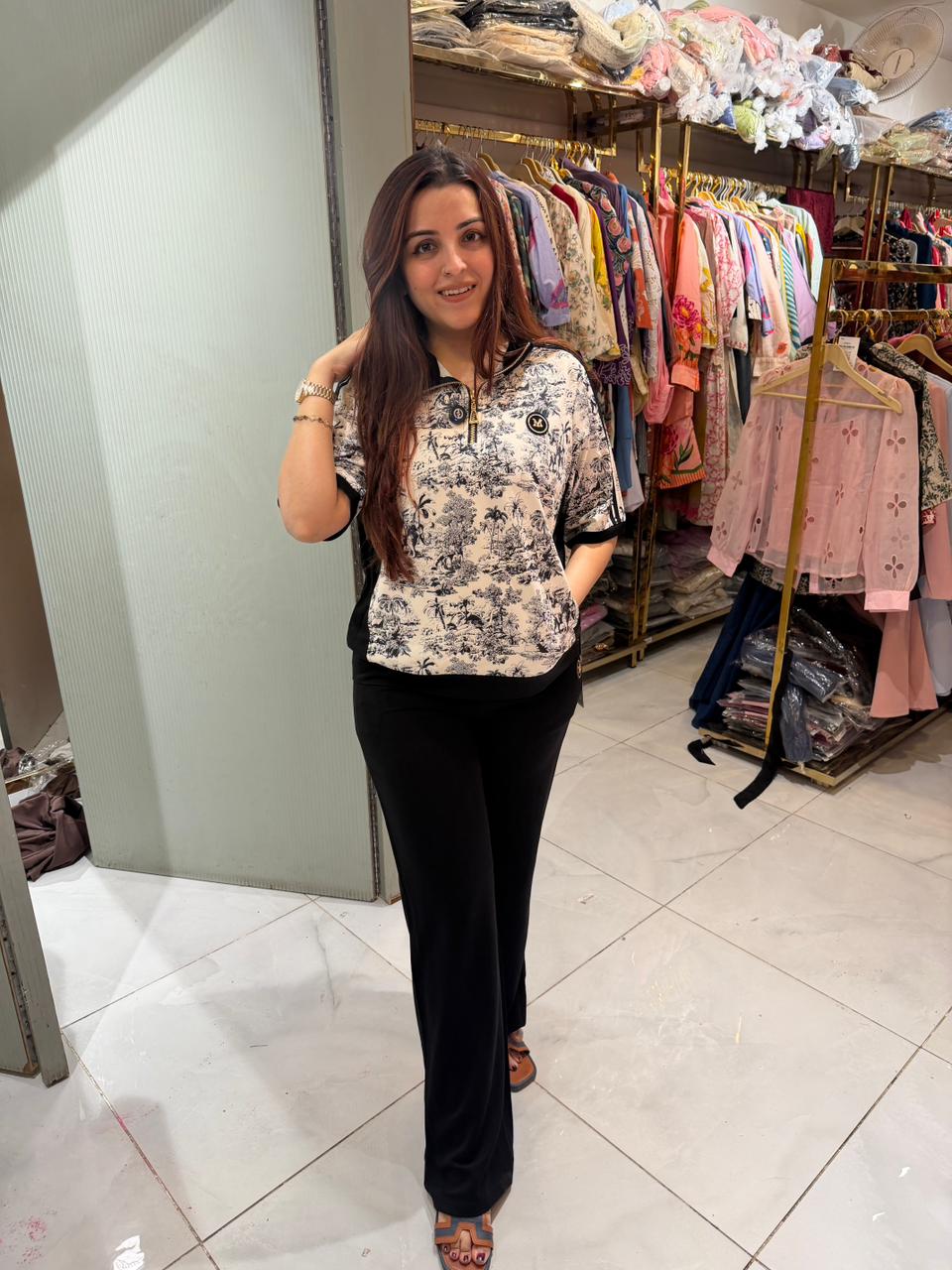 Jeeny Printed  Co-Ord Set