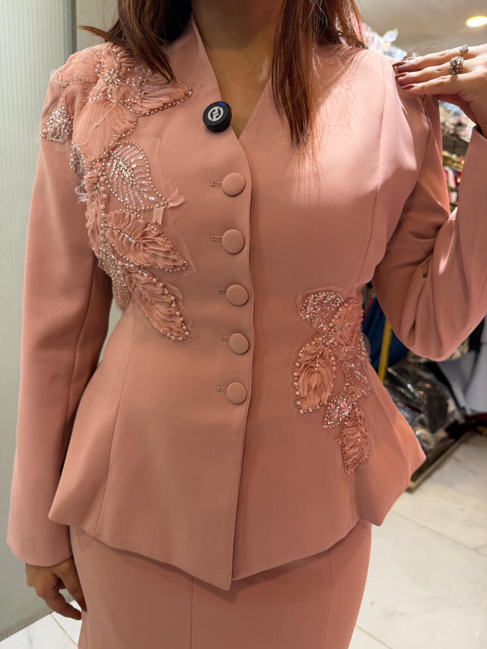 Rihana Luxury Blazer & Skirt Set