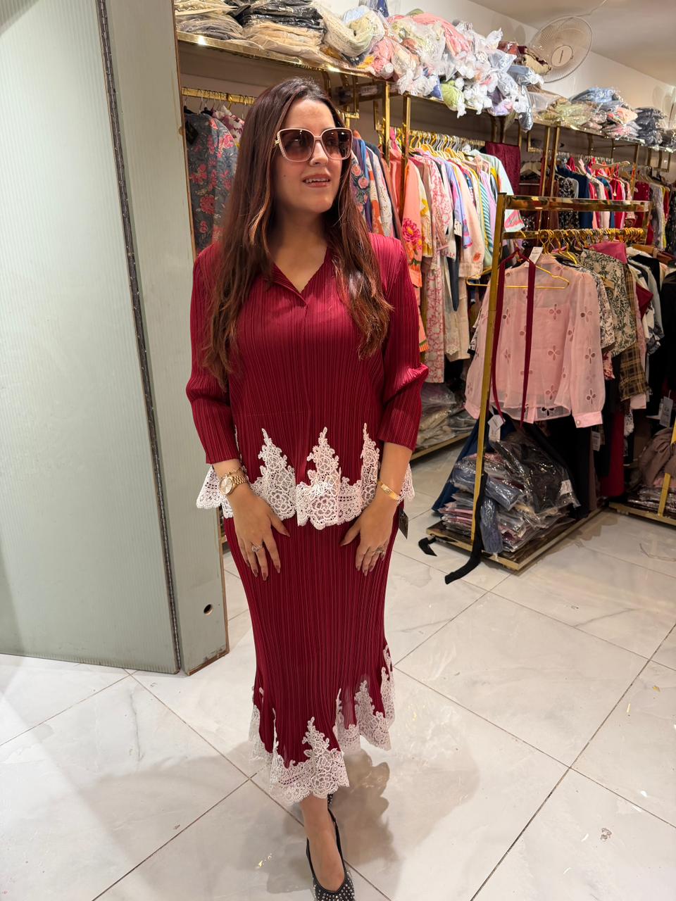 Mayuri  Wrinkle Dress