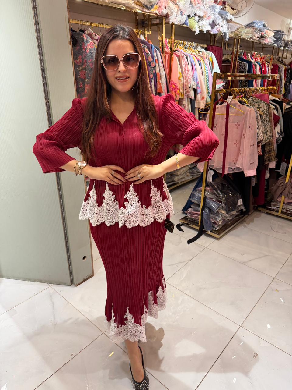 Mayuri  Wrinkle Dress