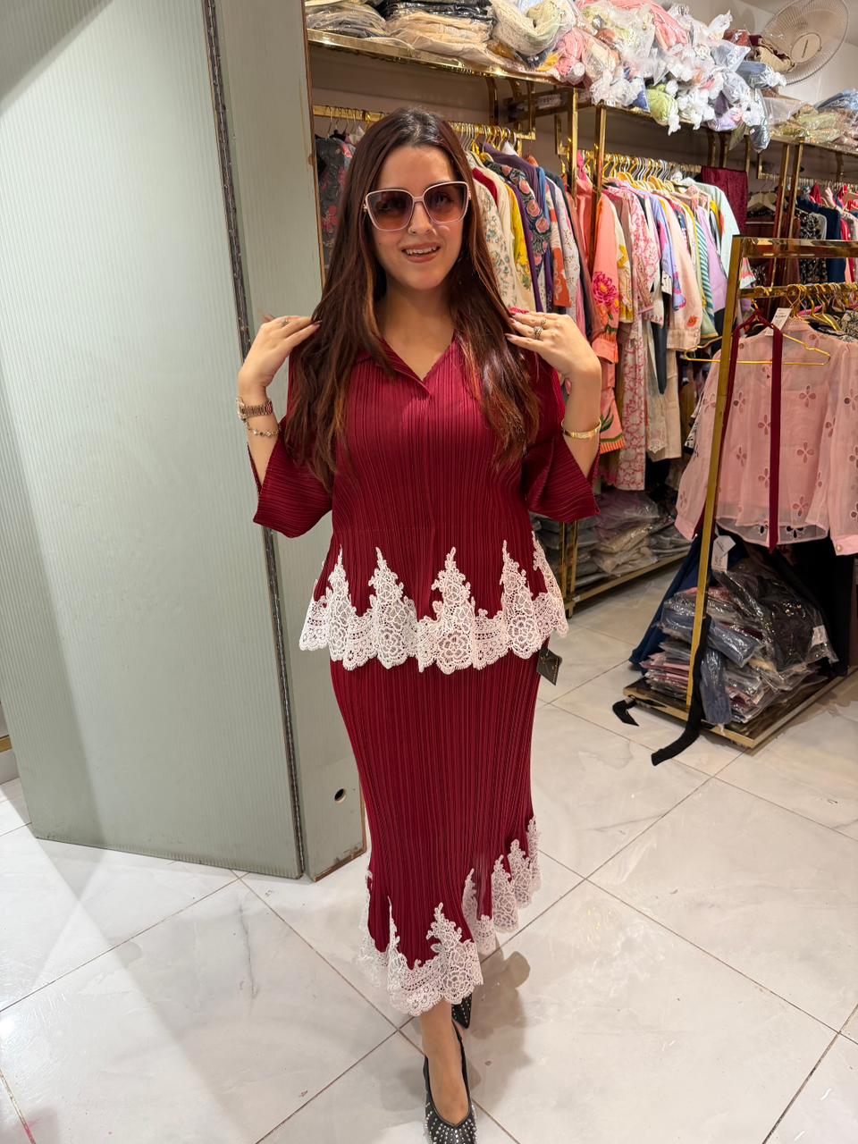 Mayuri  Wrinkle Dress