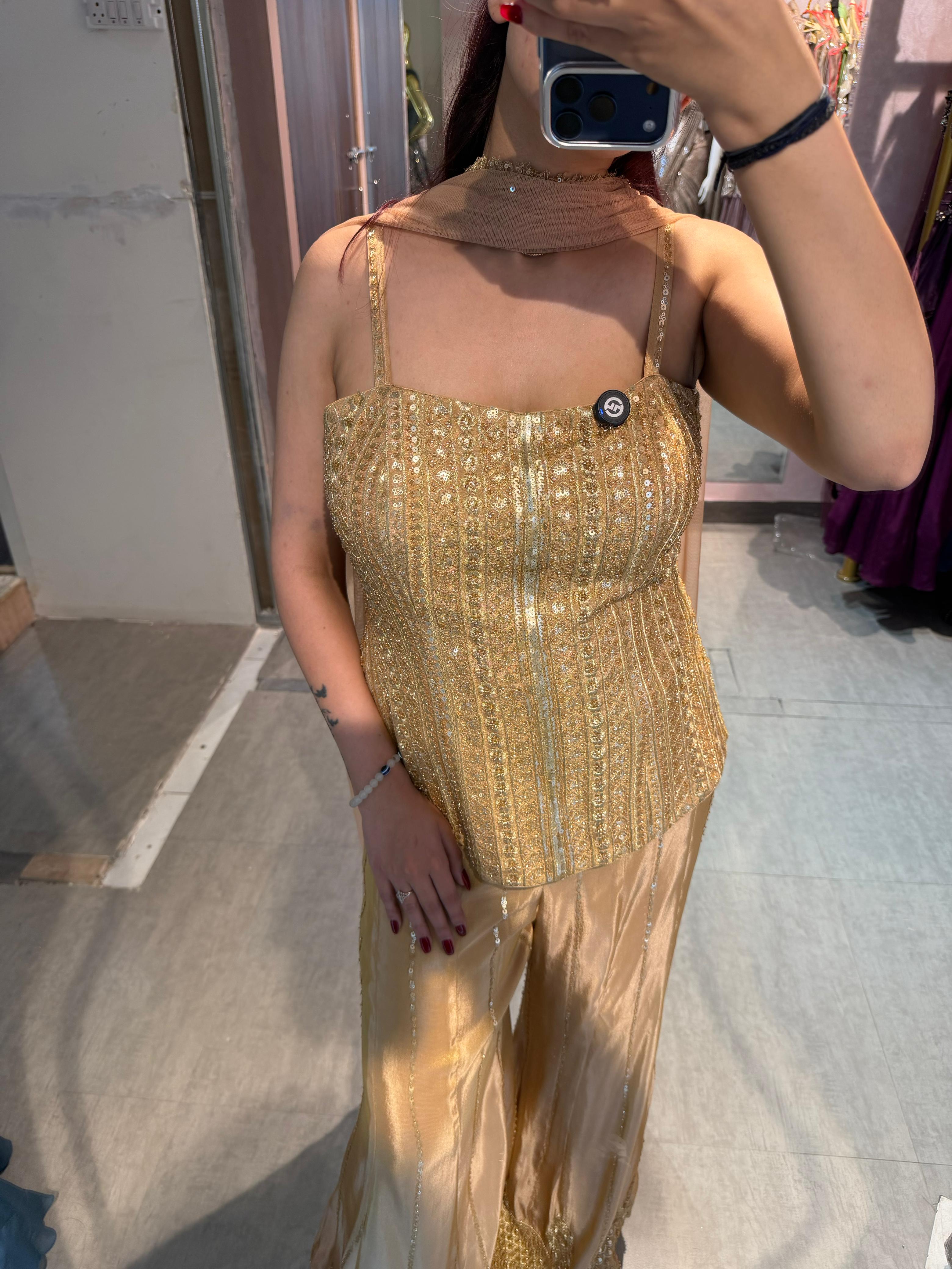 Aura Embellished cord Set