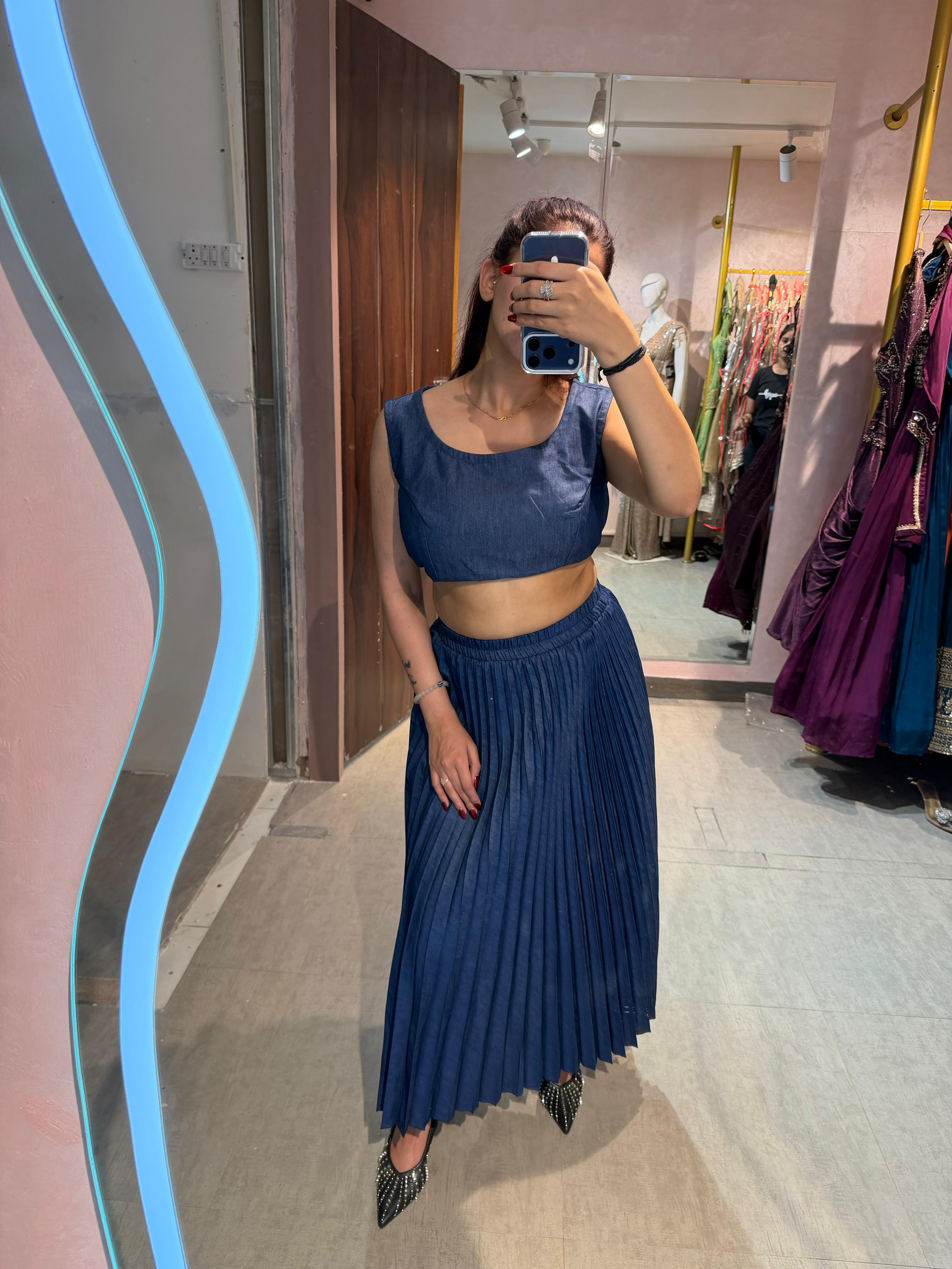 Soma  Pleated Co-ord Set