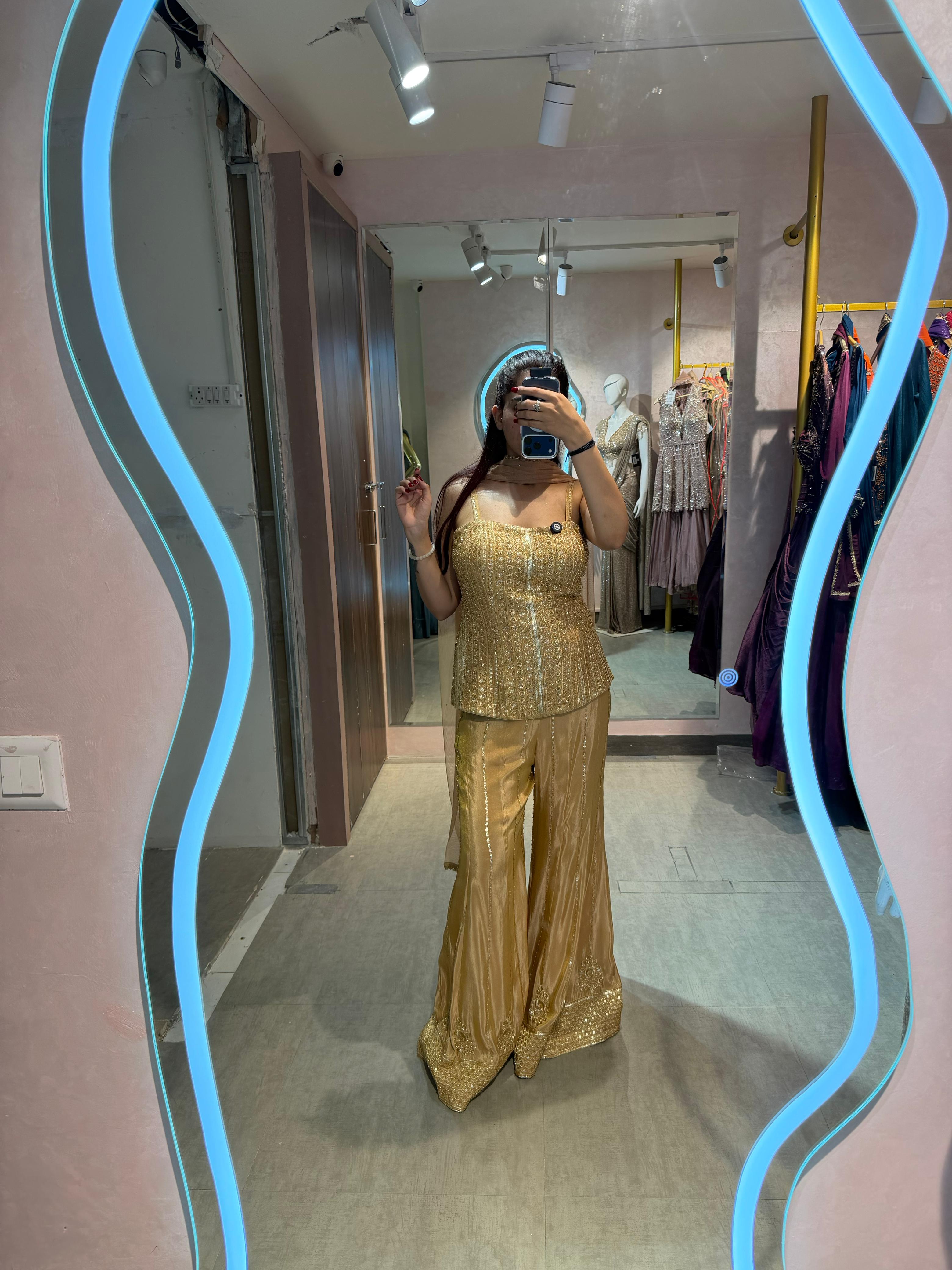 Aura Embellished cord Set