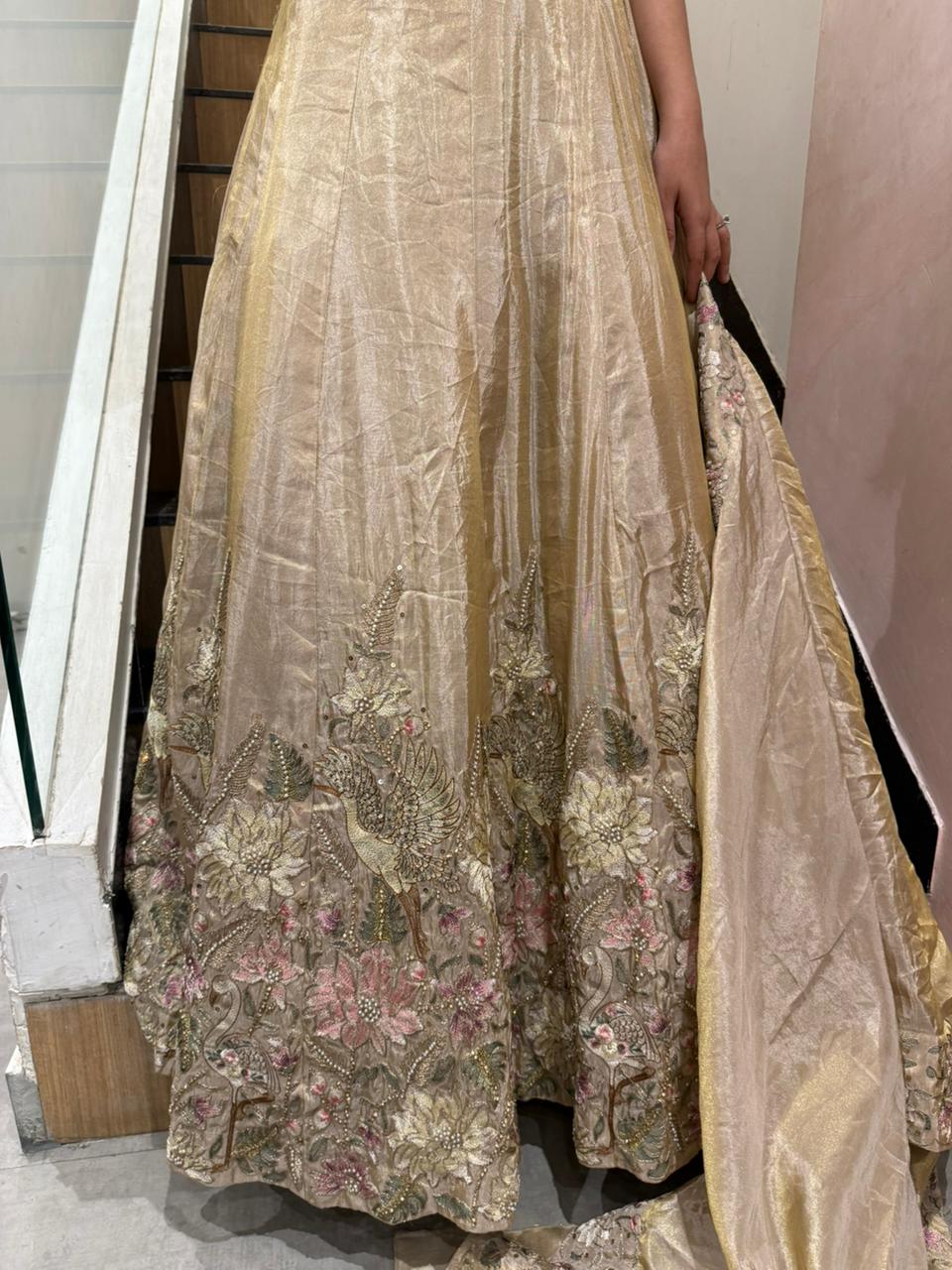 Shina Embroidered Lehenga Set