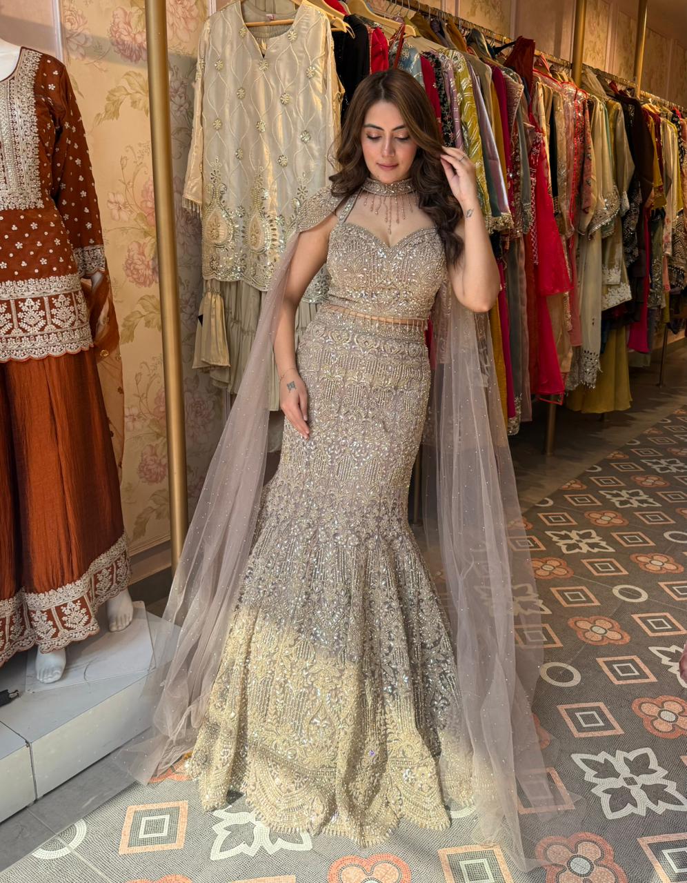 Akarti Mermaid Lehenga Set