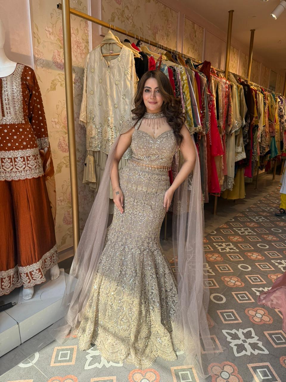 Akarti Mermaid Lehenga Set