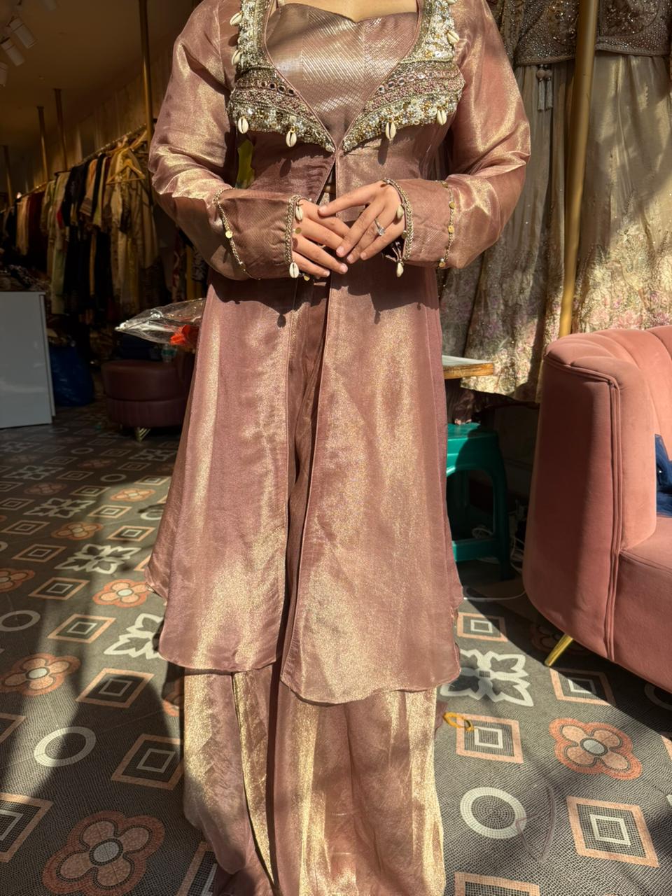 Rachika Luxe Jacket Sharara Set