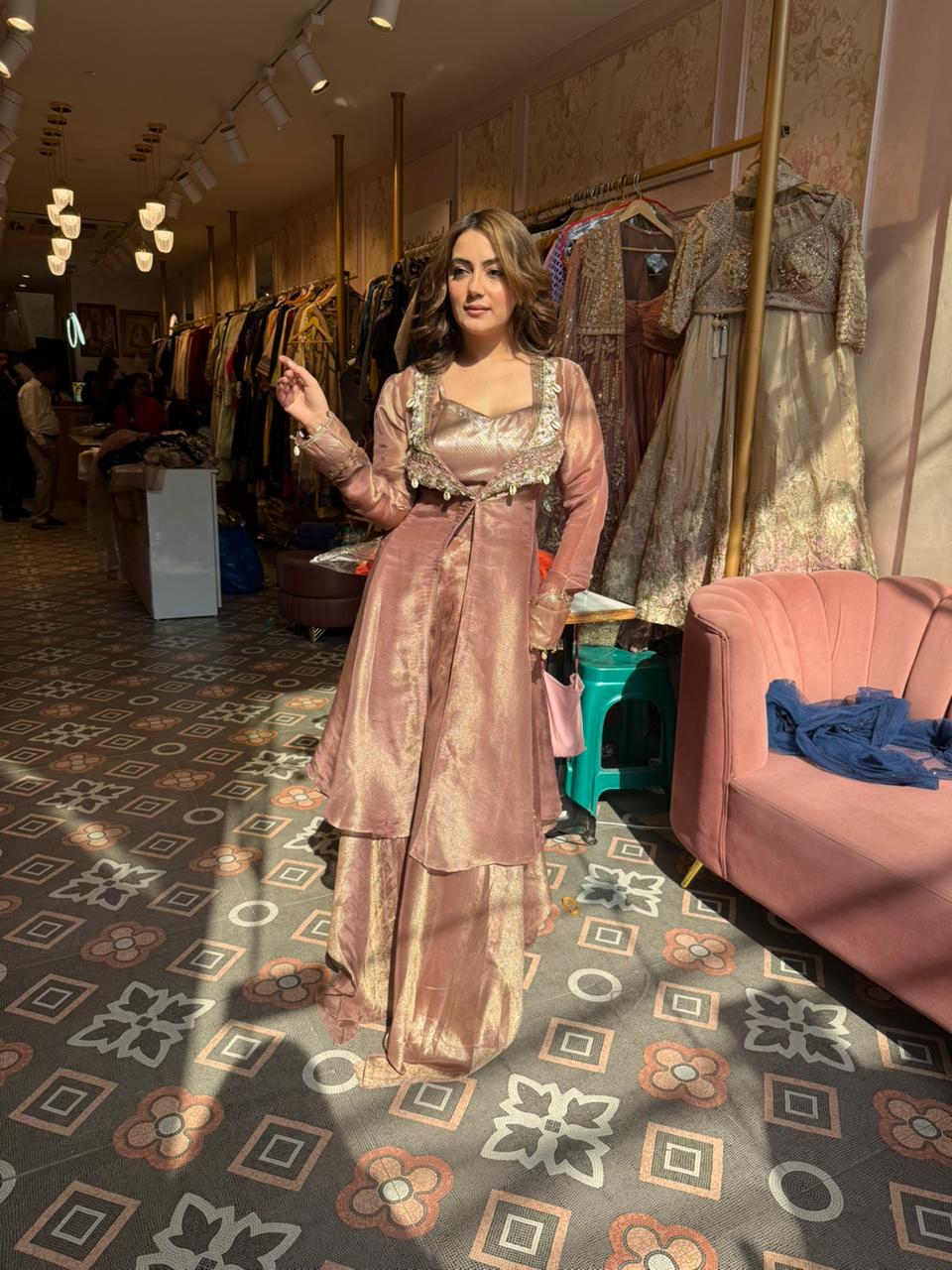 Rachika Luxe Jacket Sharara Set