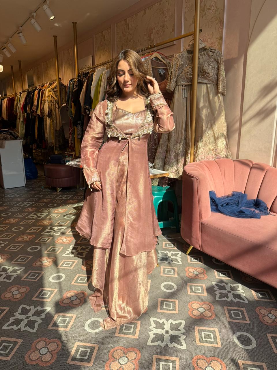 Rachika Luxe Jacket Sharara Set