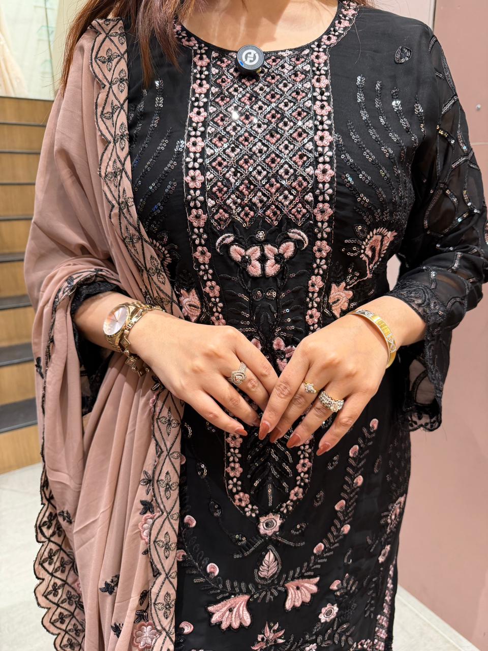 Madhuri Embroidered Kurta Set