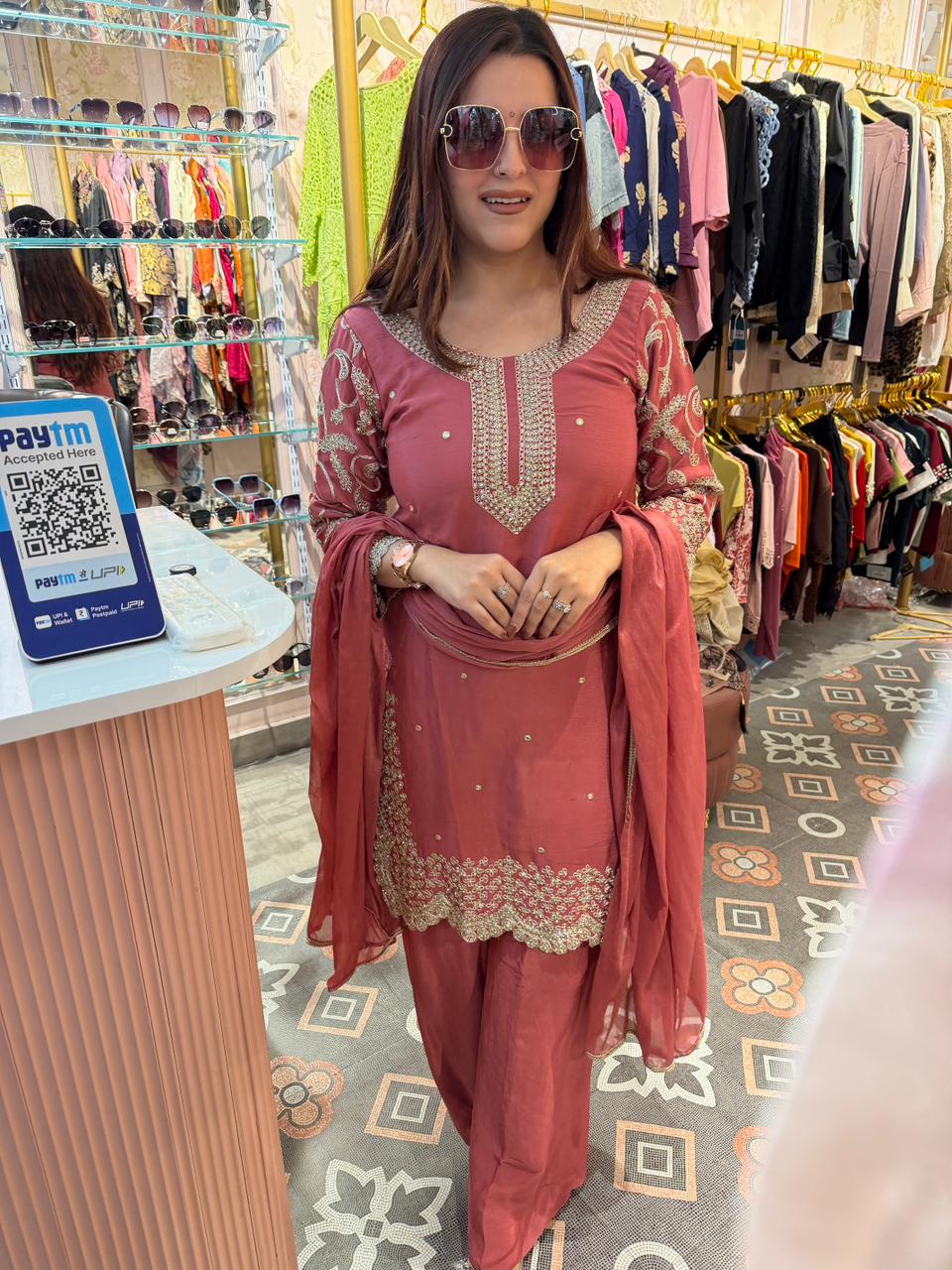 Aadhya Embroidered Suit Set