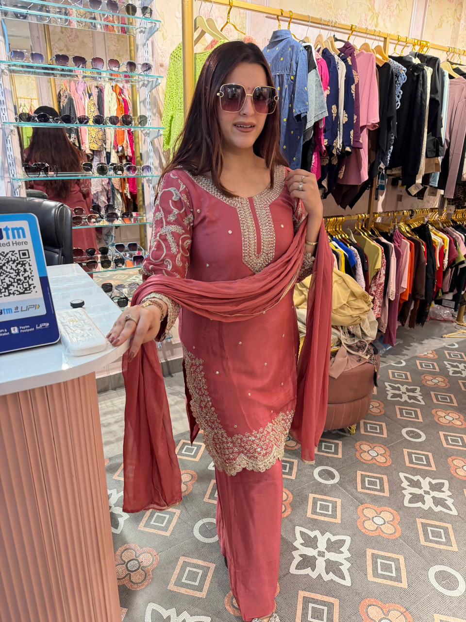 Aadhya Embroidered Suit Set
