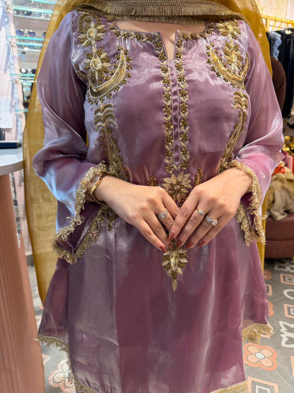 Shril Luxe Embroidered Suit Set