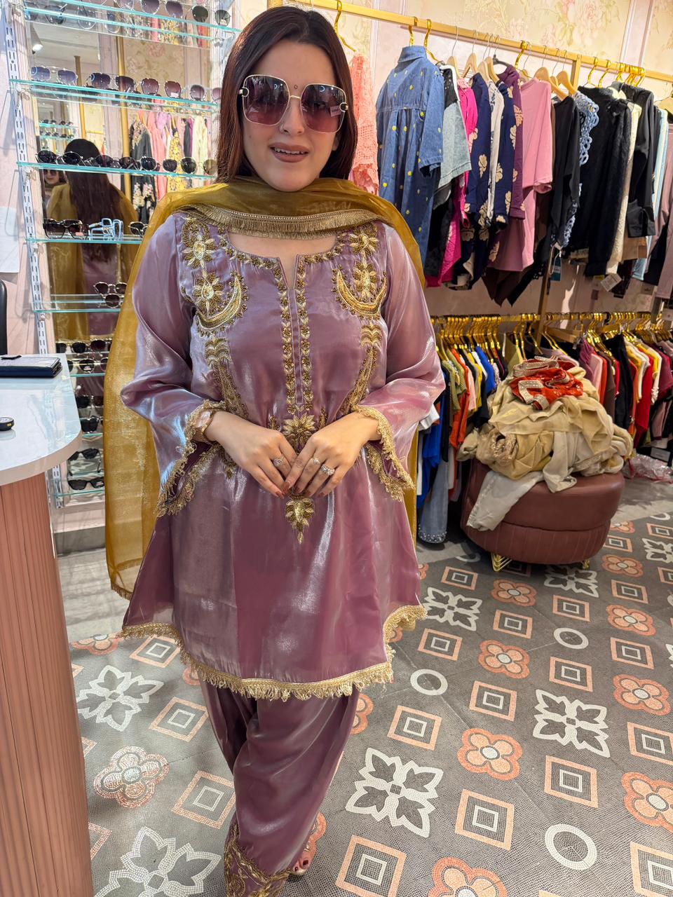 Shril Luxe Embroidered Suit Set
