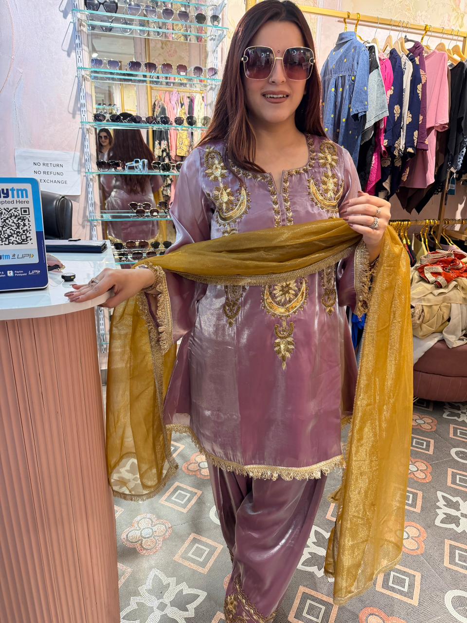 Shril Luxe Embroidered Suit Set