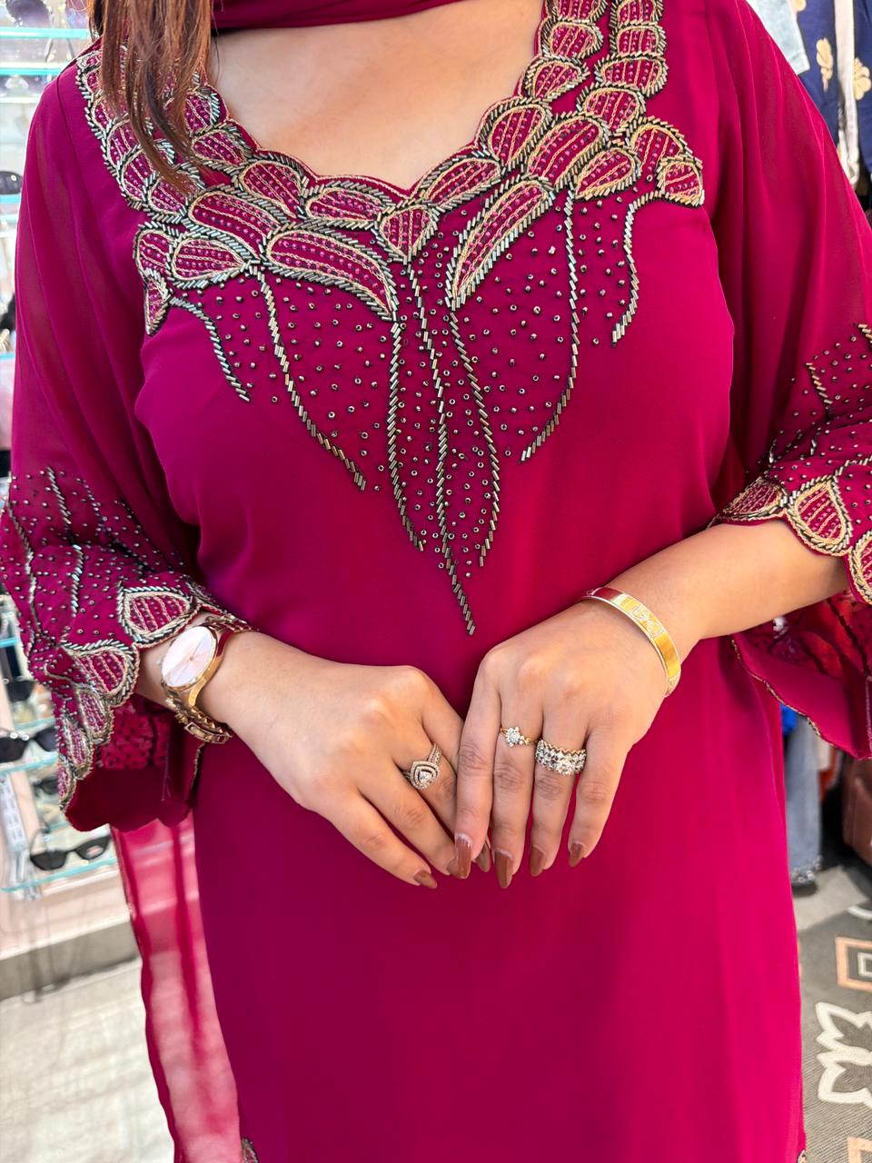 Lily Embroidered Designer Suit Set