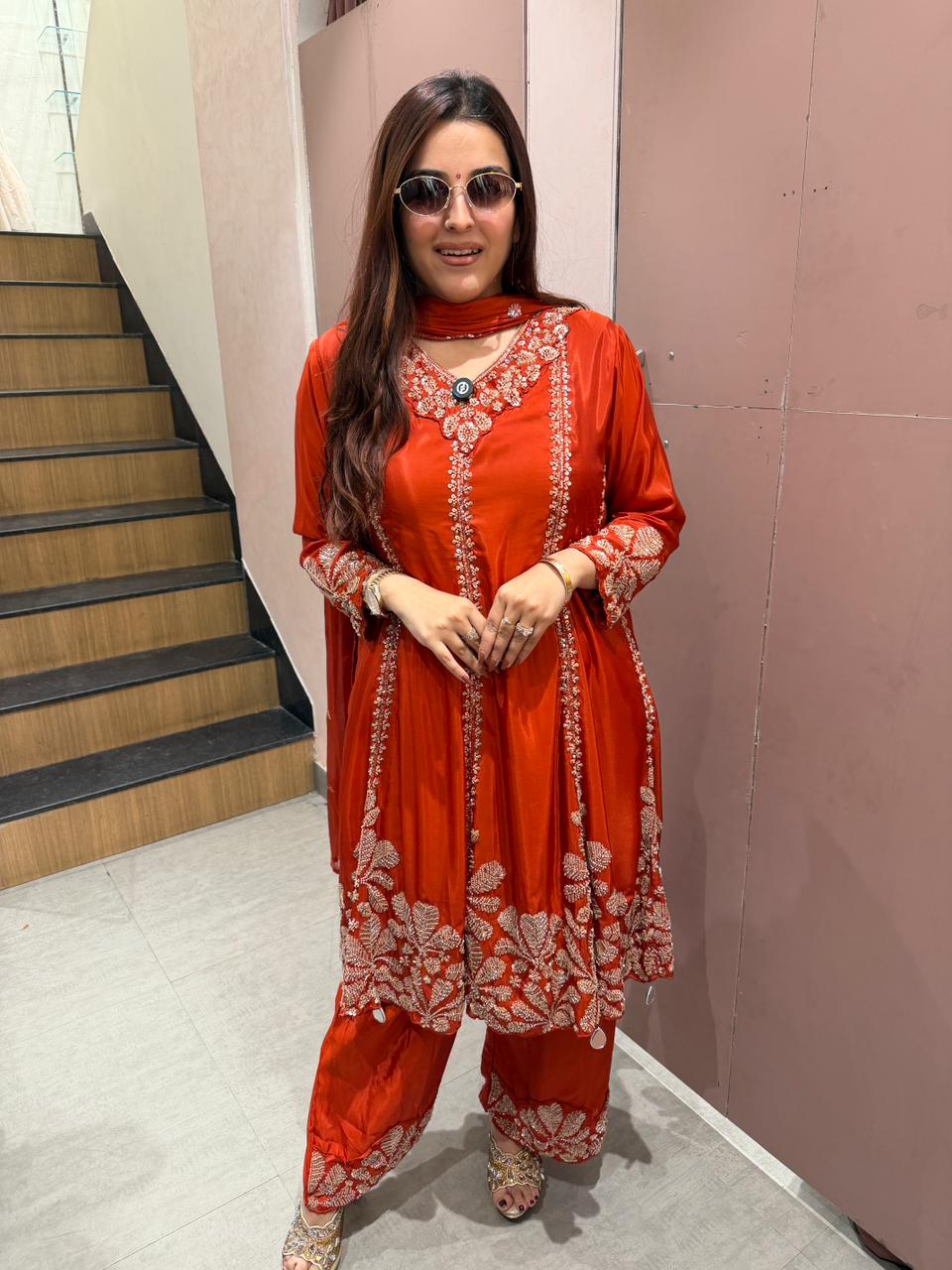 Sahira embroidered set