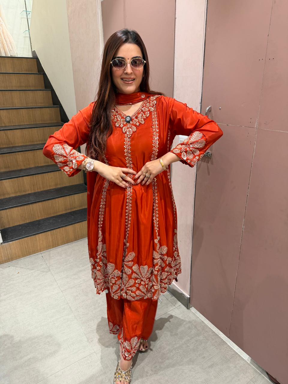 Sahira embroidered set