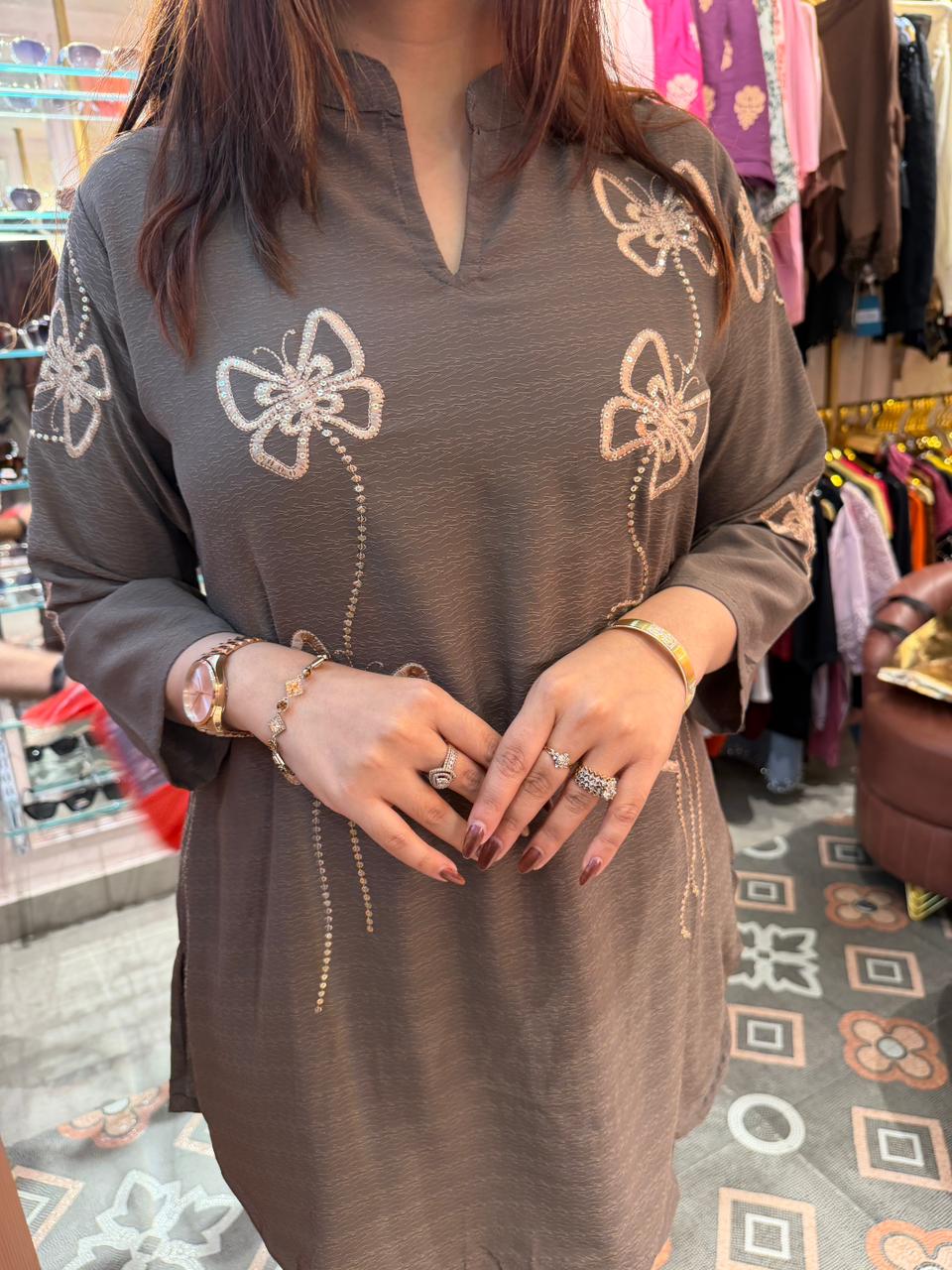 Sani  Embroidered Co-ord Set