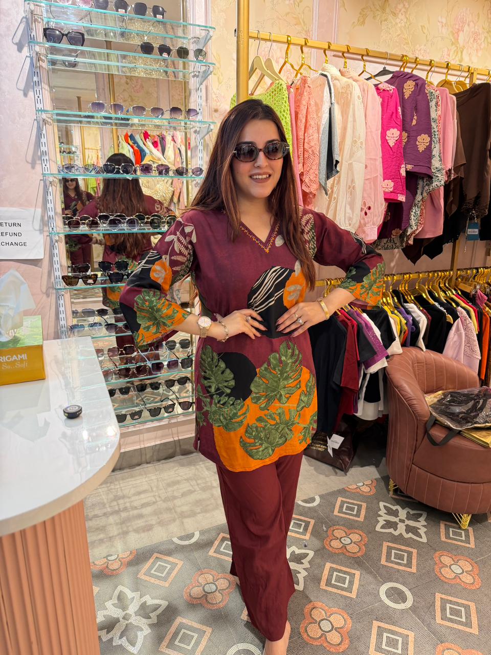 Tropica Printed Co-ord Set