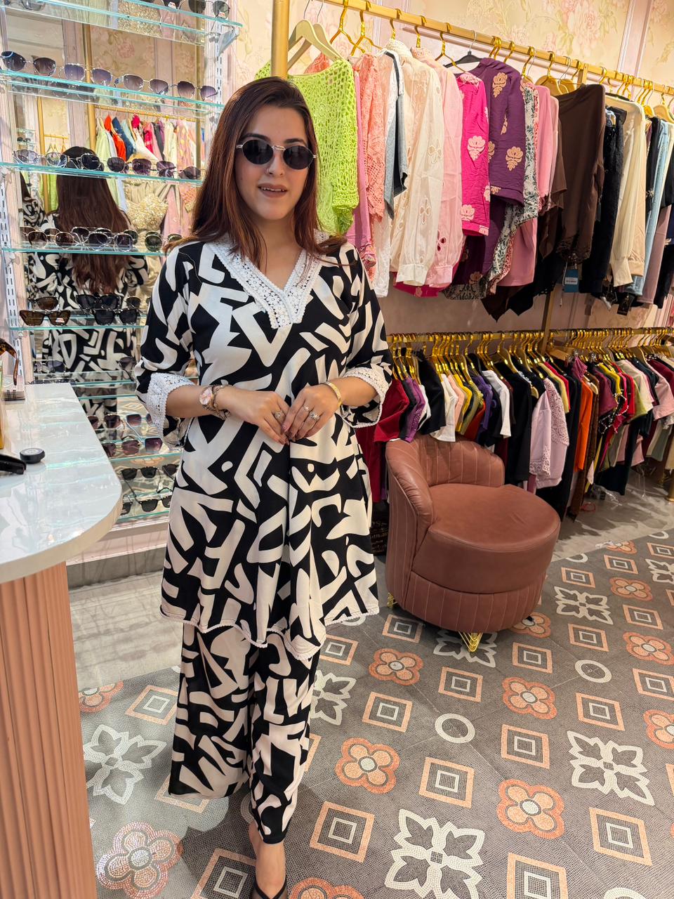 Monochrome Co-ord Set