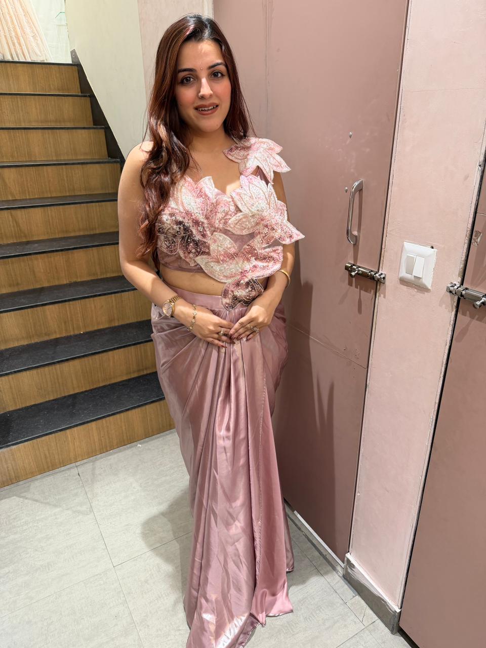 Dayna Luxe Drape Saree Set