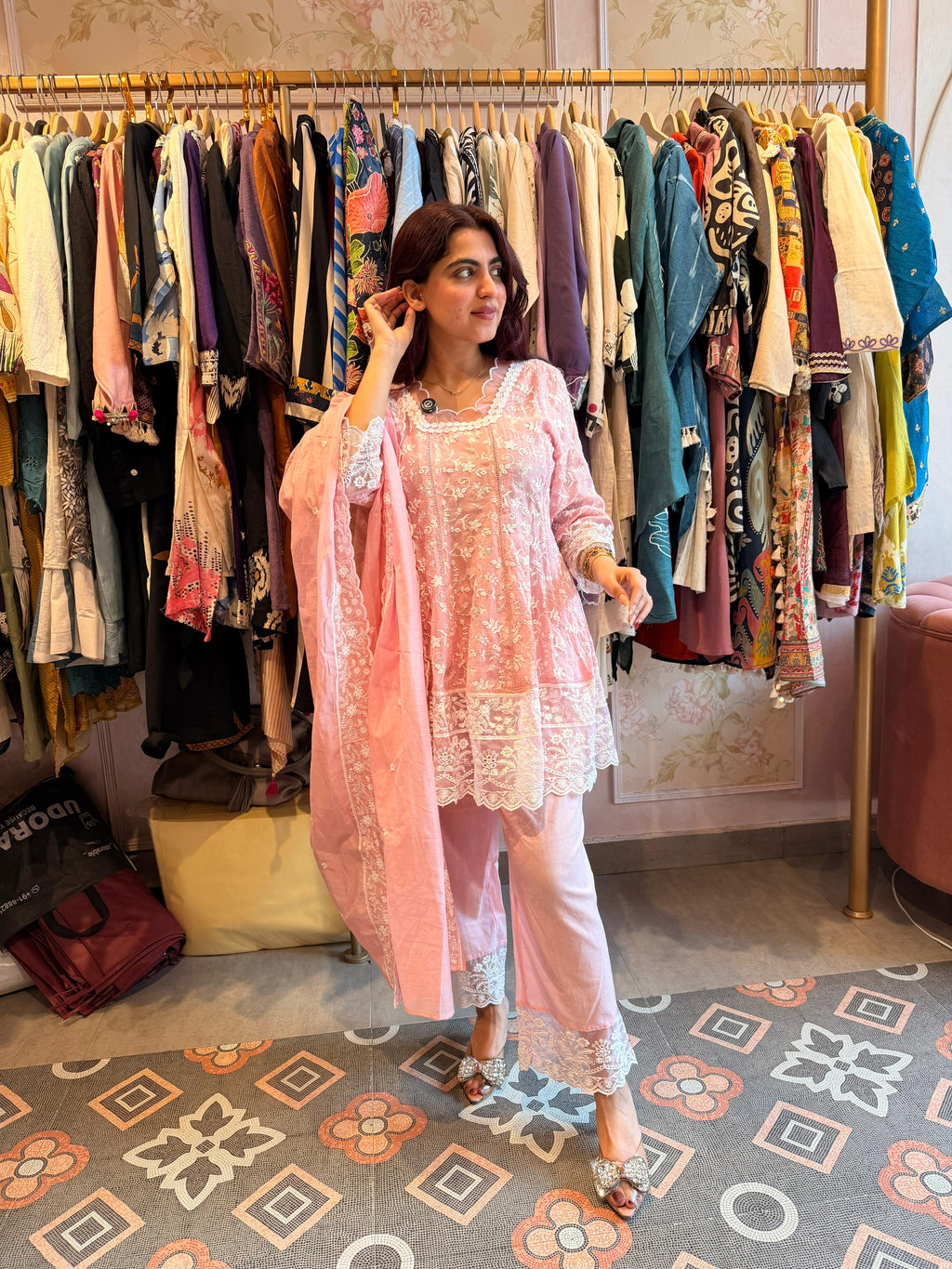 Somiya Chikankari Kurta Set
