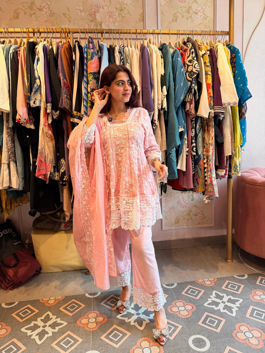 Somiya Chikankari Kurta Set