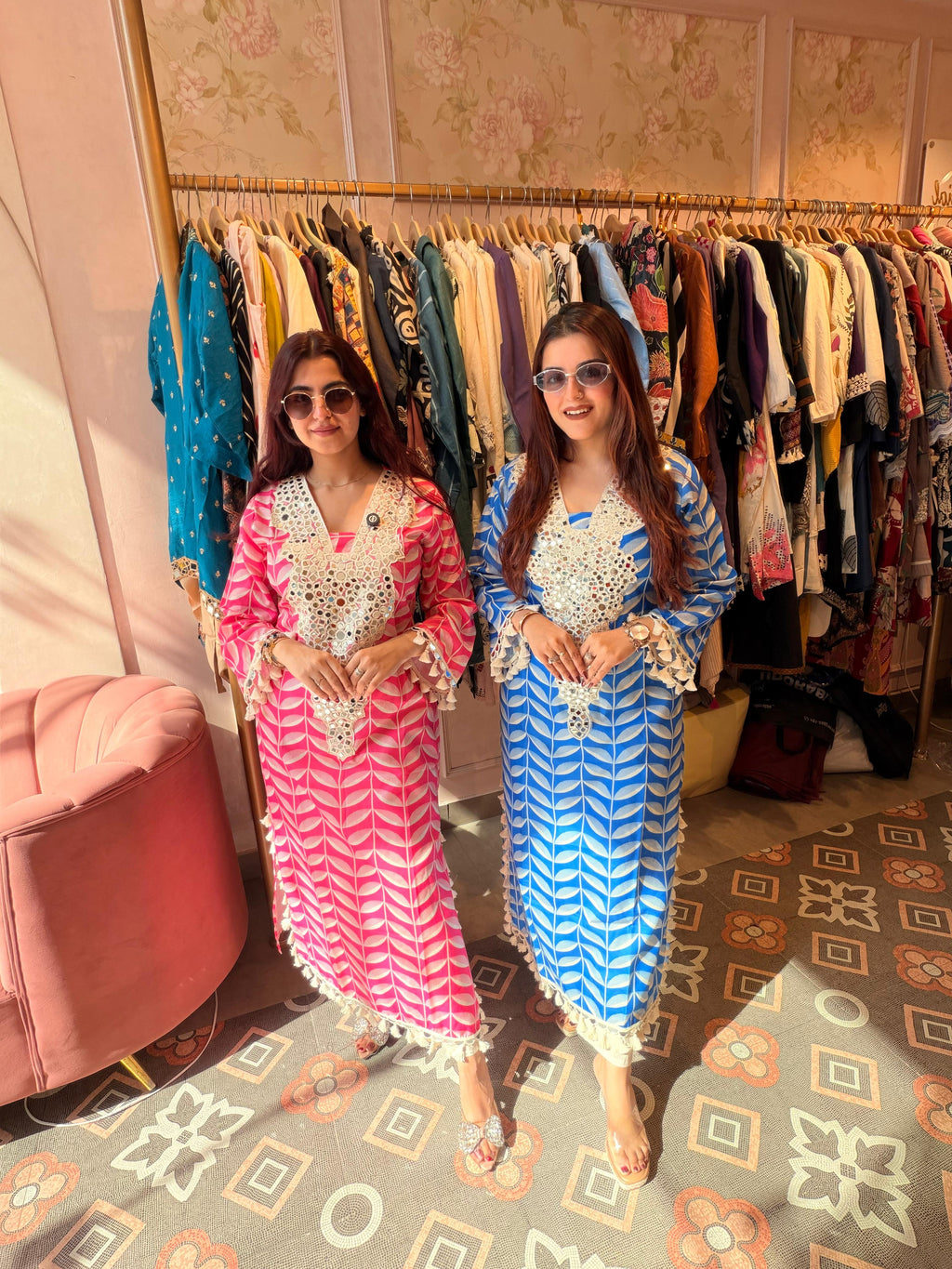 Azure Charm Mirror Work cord Set