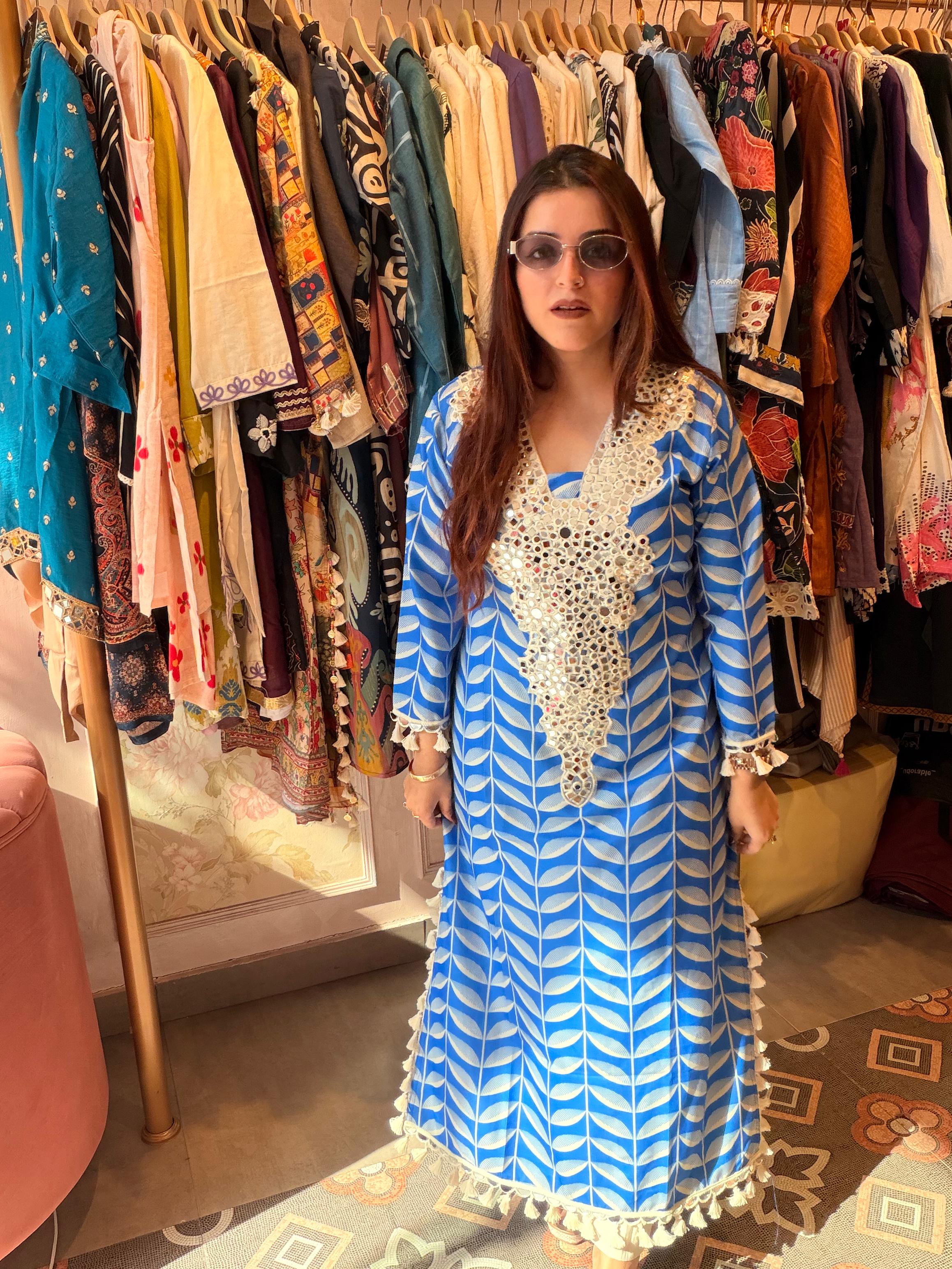 Azure Charm Mirror Work cord Set