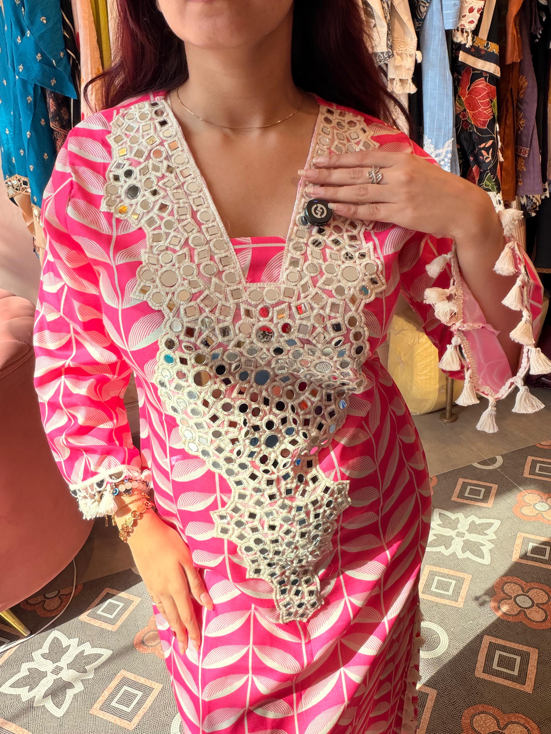 Azure Charm Mirror Work cord Set