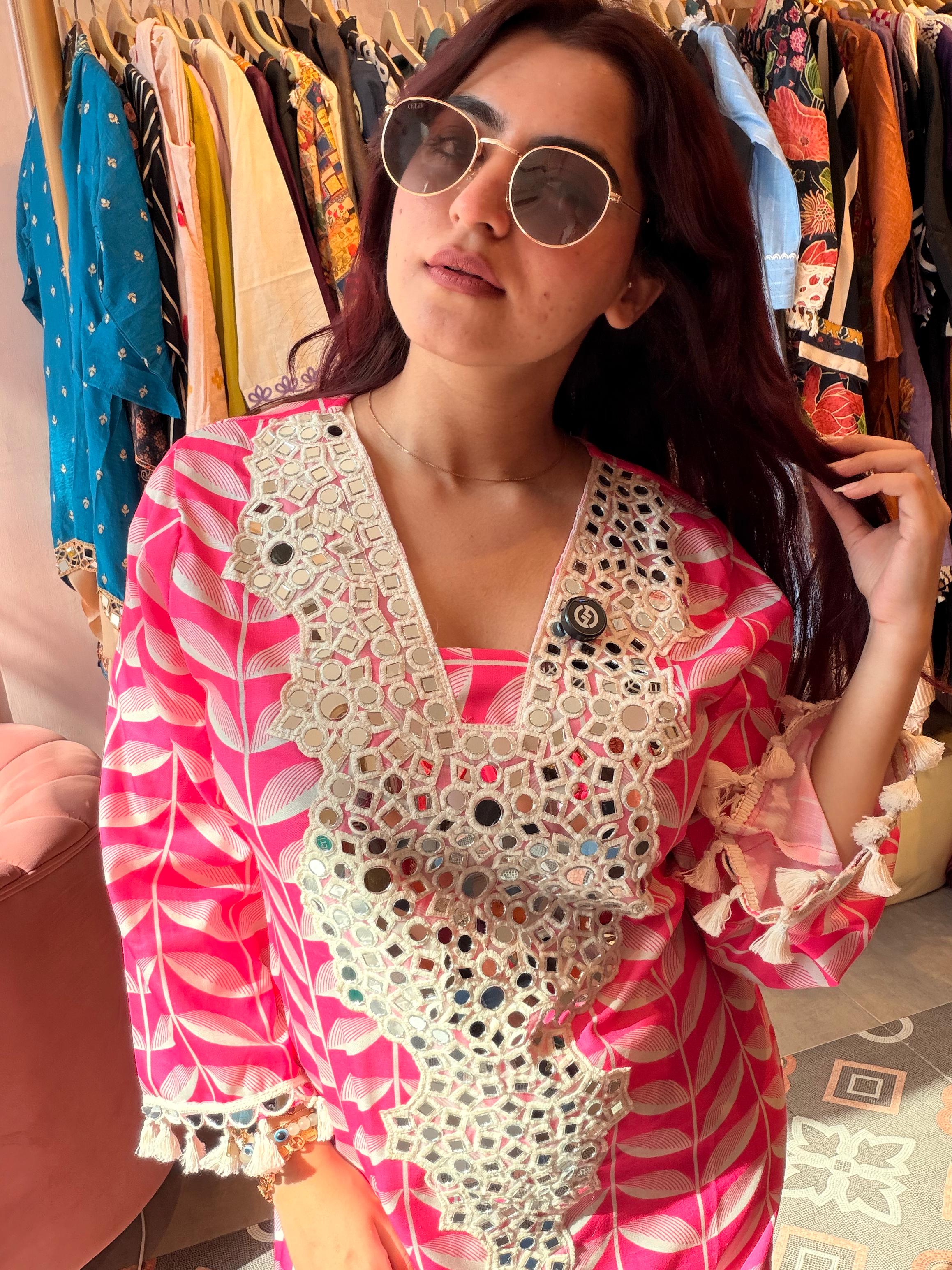 Azure Charm Mirror Work cord Set