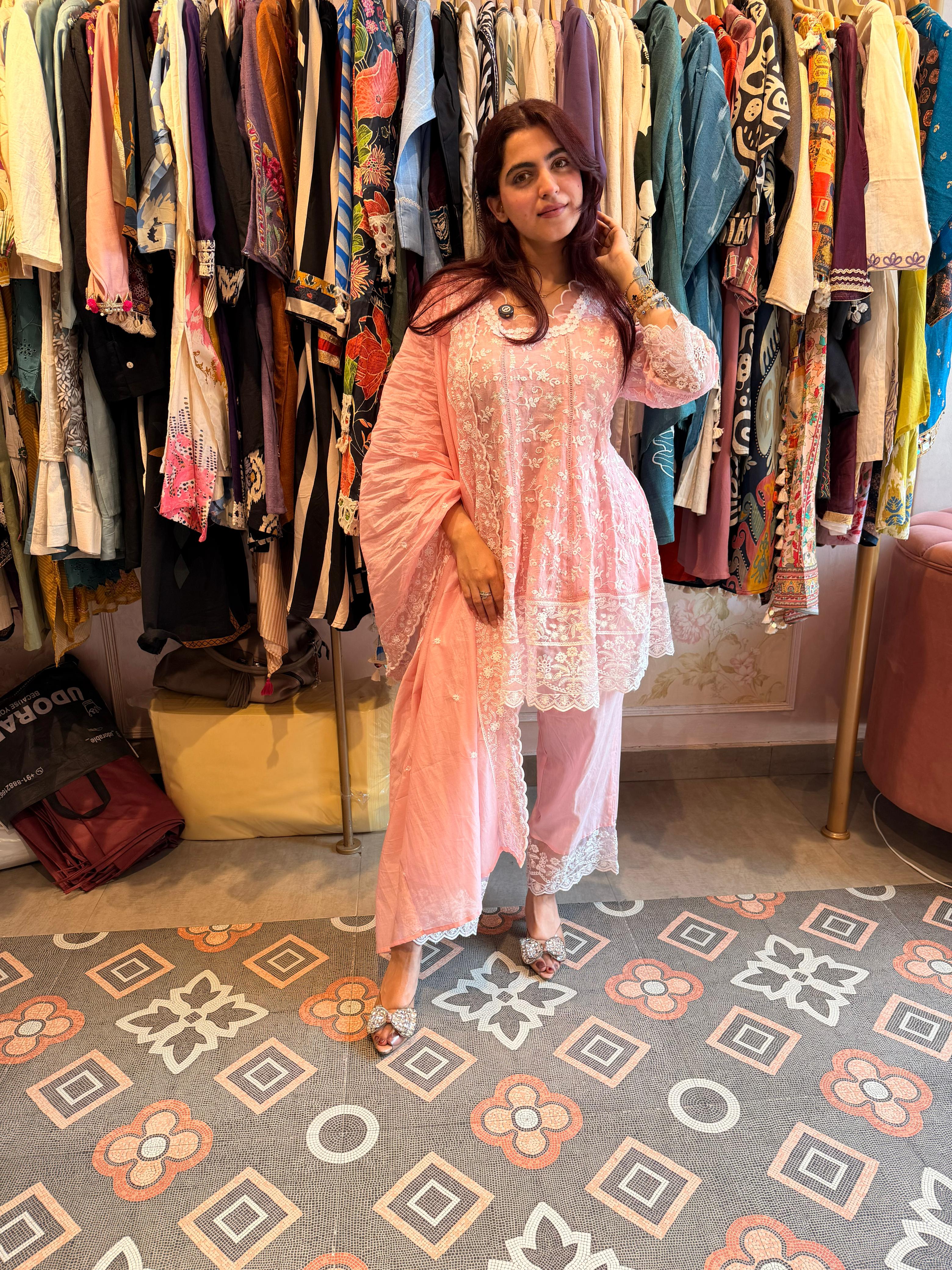 Somiya Chikankari Kurta Set
