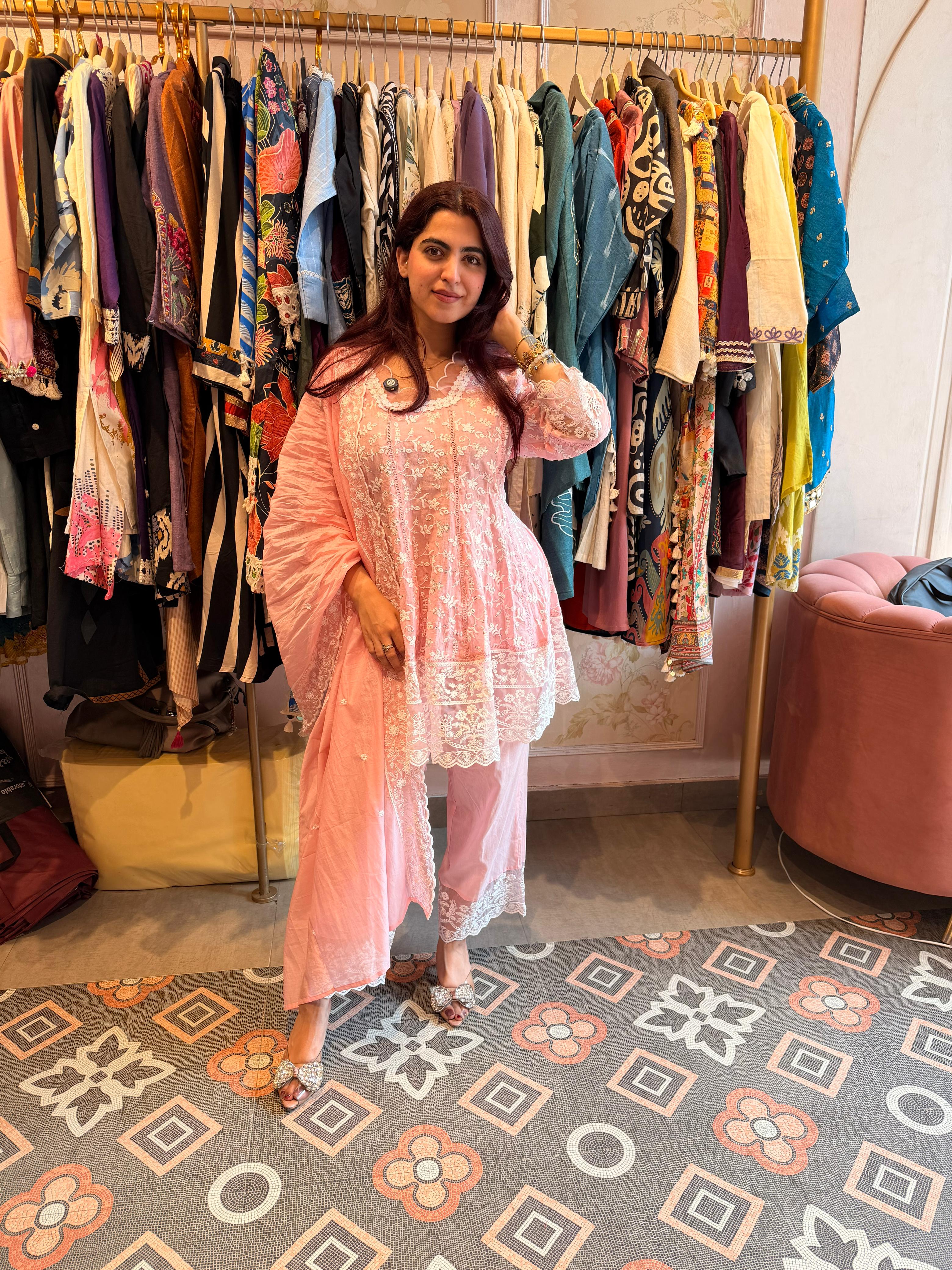 Somiya Chikankari Kurta Set