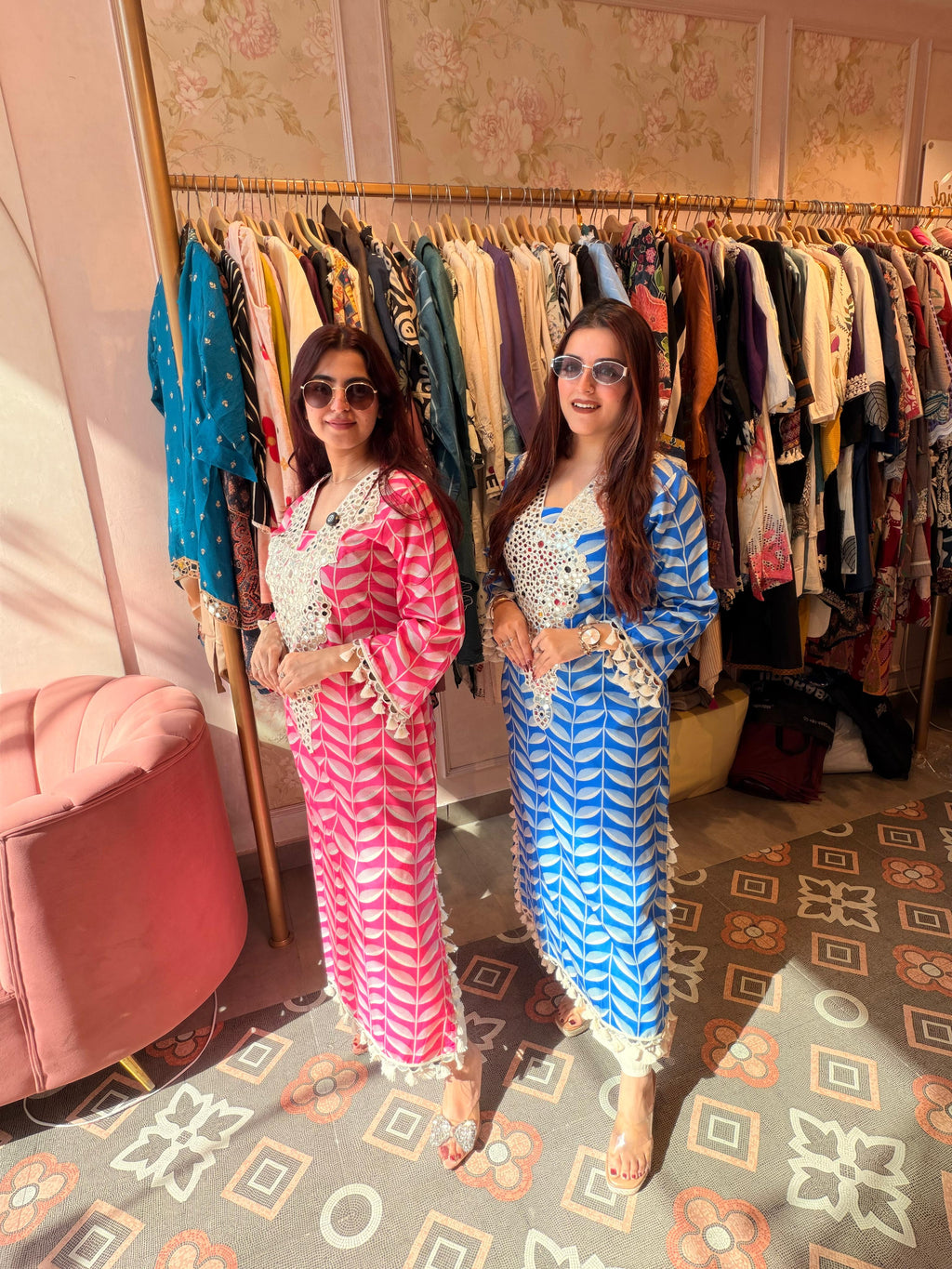 Azure Charm Mirror Work cord Set